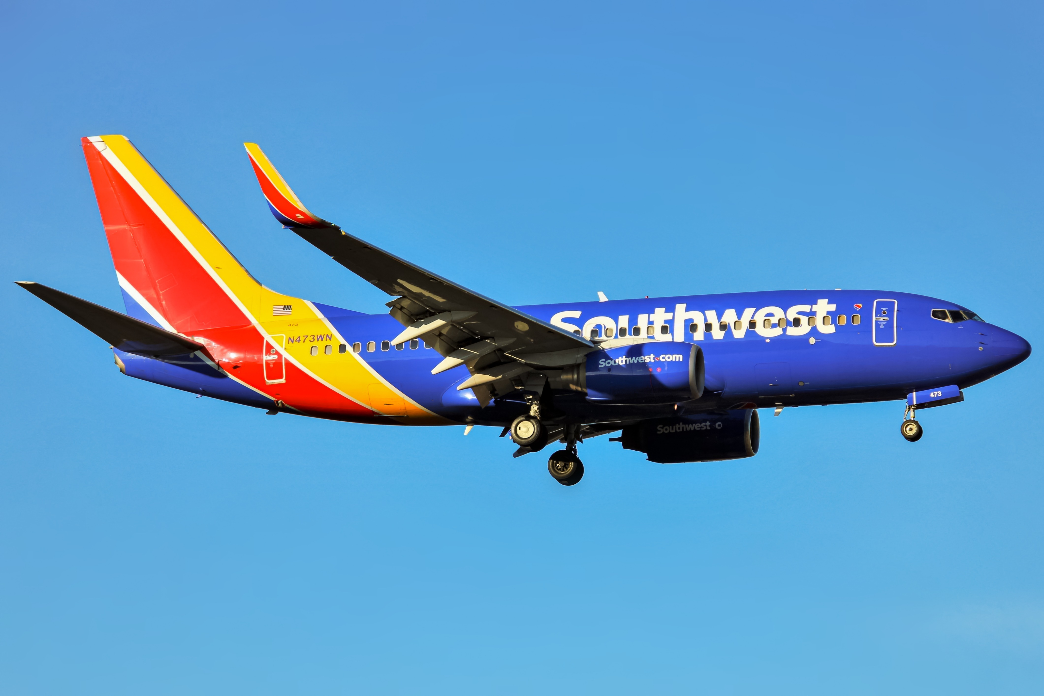 Full size: Southwest Airlines Boeing 737-700 N473WN at Baltimore/Washington International Thurgood Marshall Airport