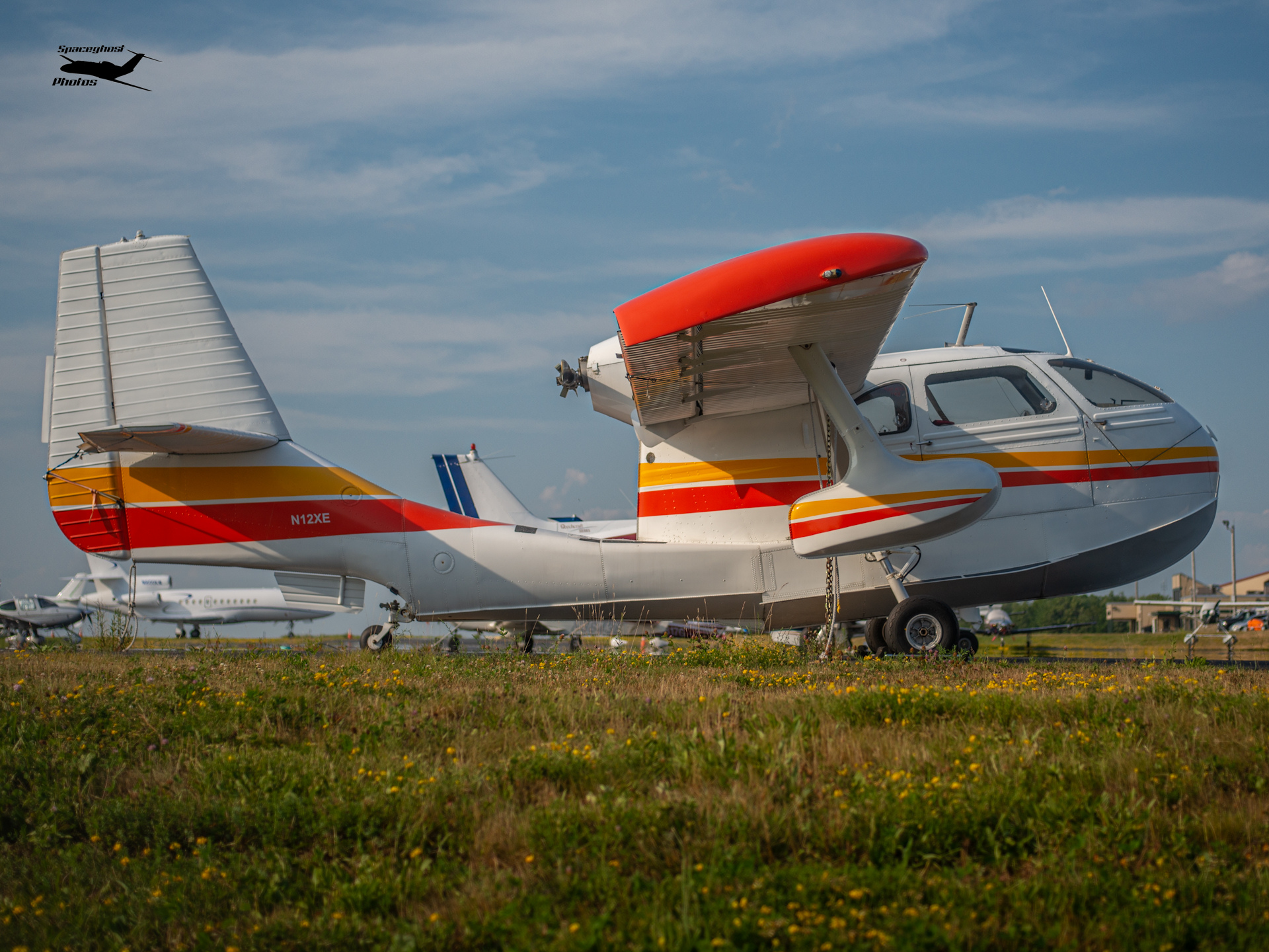 Full size: Private  Republic RC-3 Seabee N12XE at Hancock County Bar Harbor Airport
