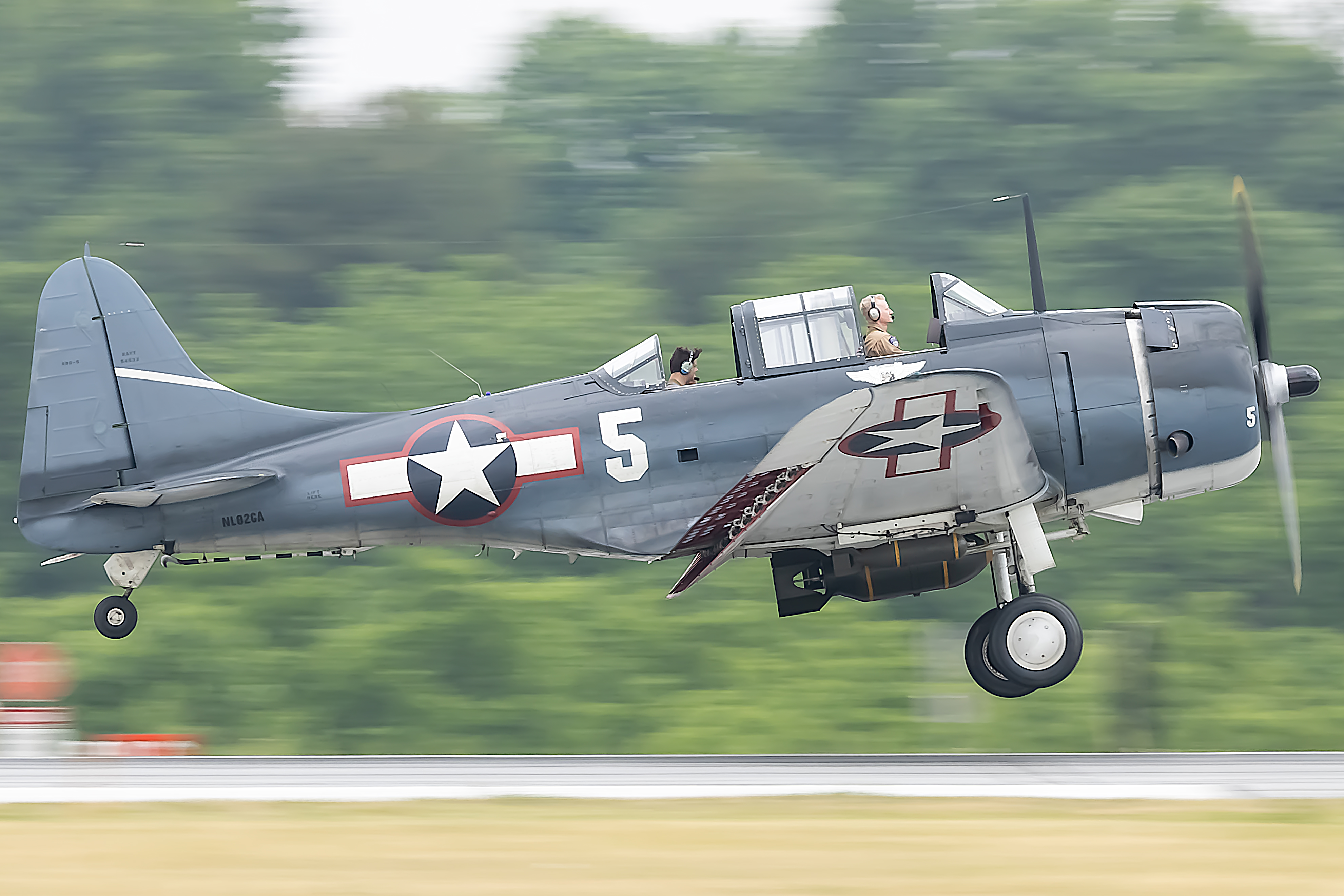 Full size: PRIVATE Douglas SBD-5 Dauntless NL82GA at Reading Regional Airport/Carl A Spaatz Field