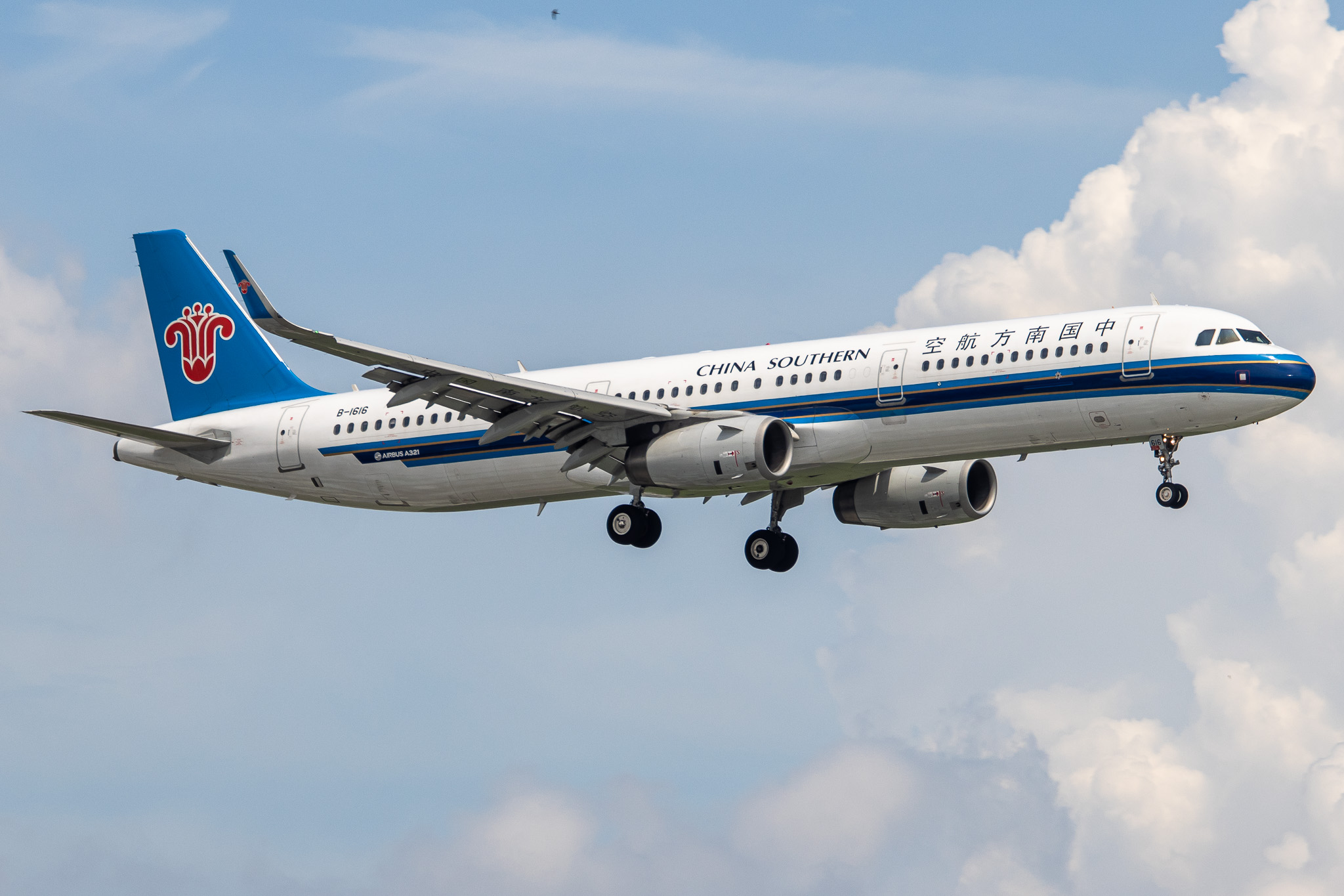 Full size: China Southern Airlines Airbus A321-200 B-1616 at Tan Son Nhat International Airport