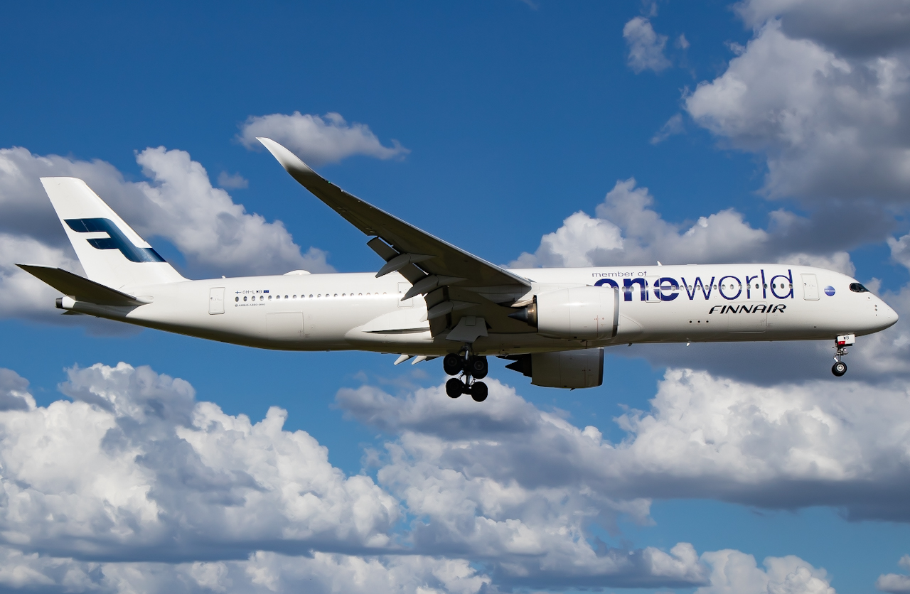 Full size: Finnair Airbus A350-900 OH-LWB at Tampa International Airport