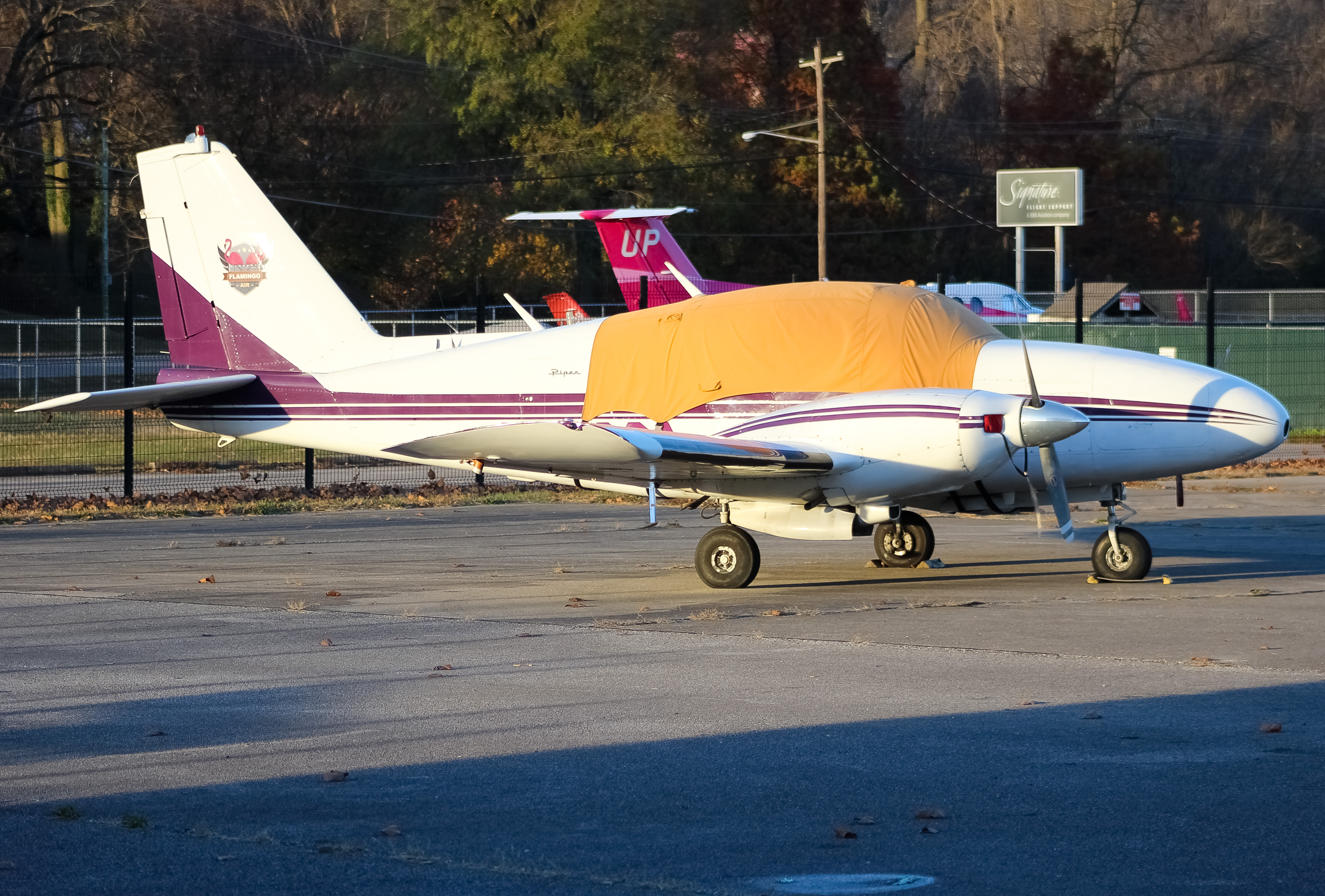 Full size: PRIVATE  Piper PA-23 N6868A at Cincinnati Municipal Airport/Lunken Field