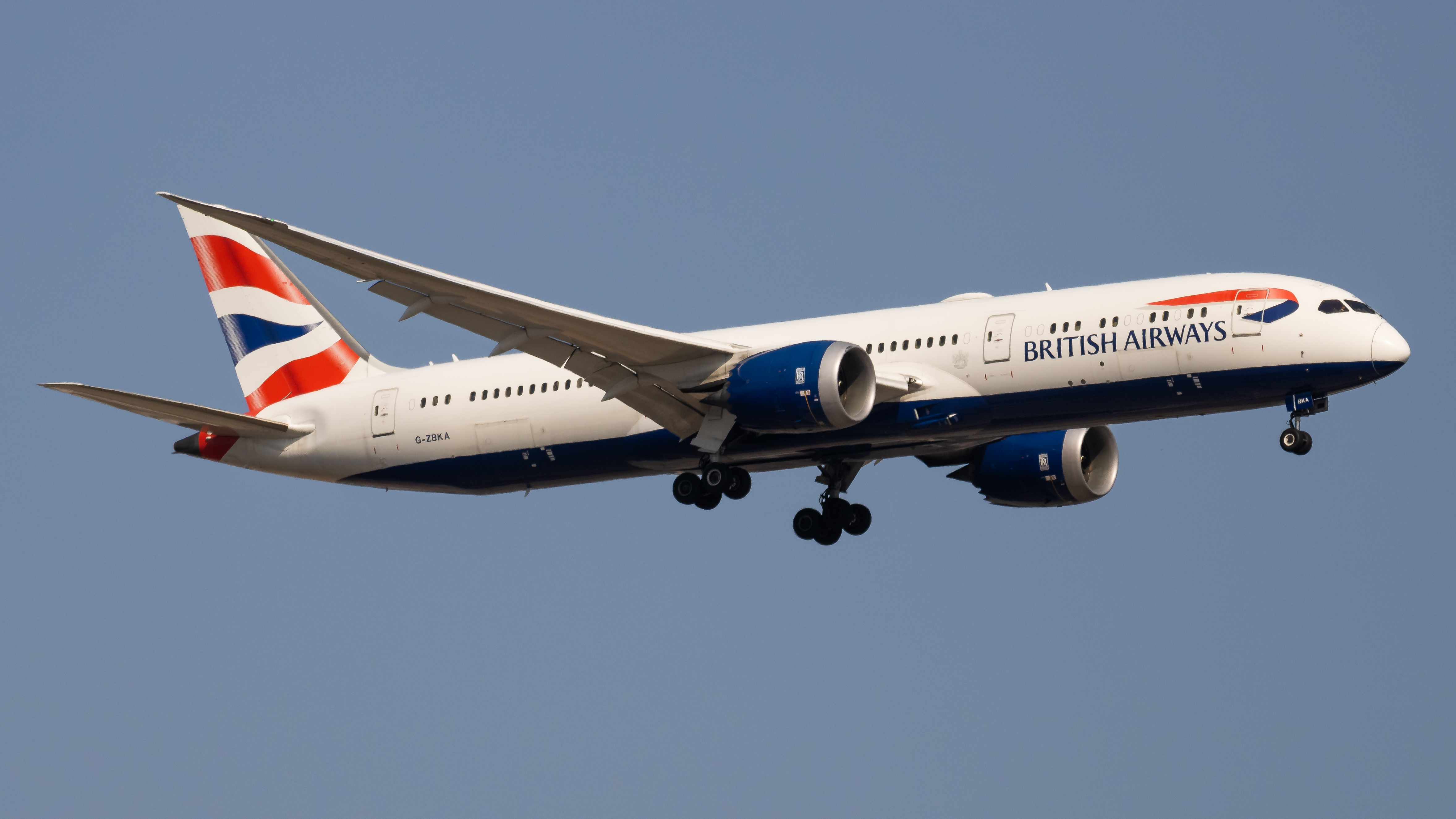 Full size: British Airways Boeing 787-9 G-ZBKA at Washington Dulles International Airport