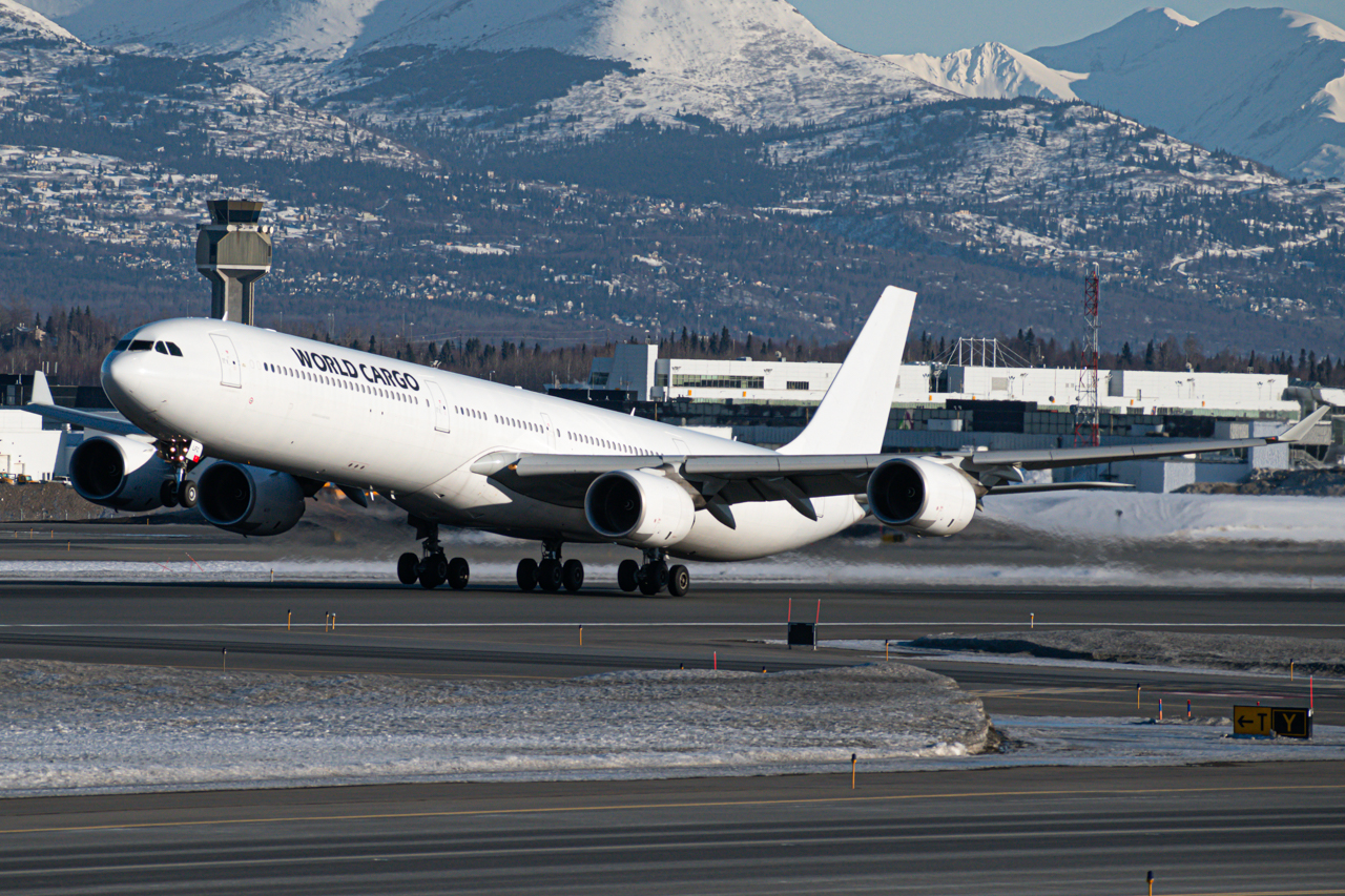 Full size: Air Atlanta Icelandic Airbus A340-600 TF-LFC at Anchorage Ted Stevens International Airport