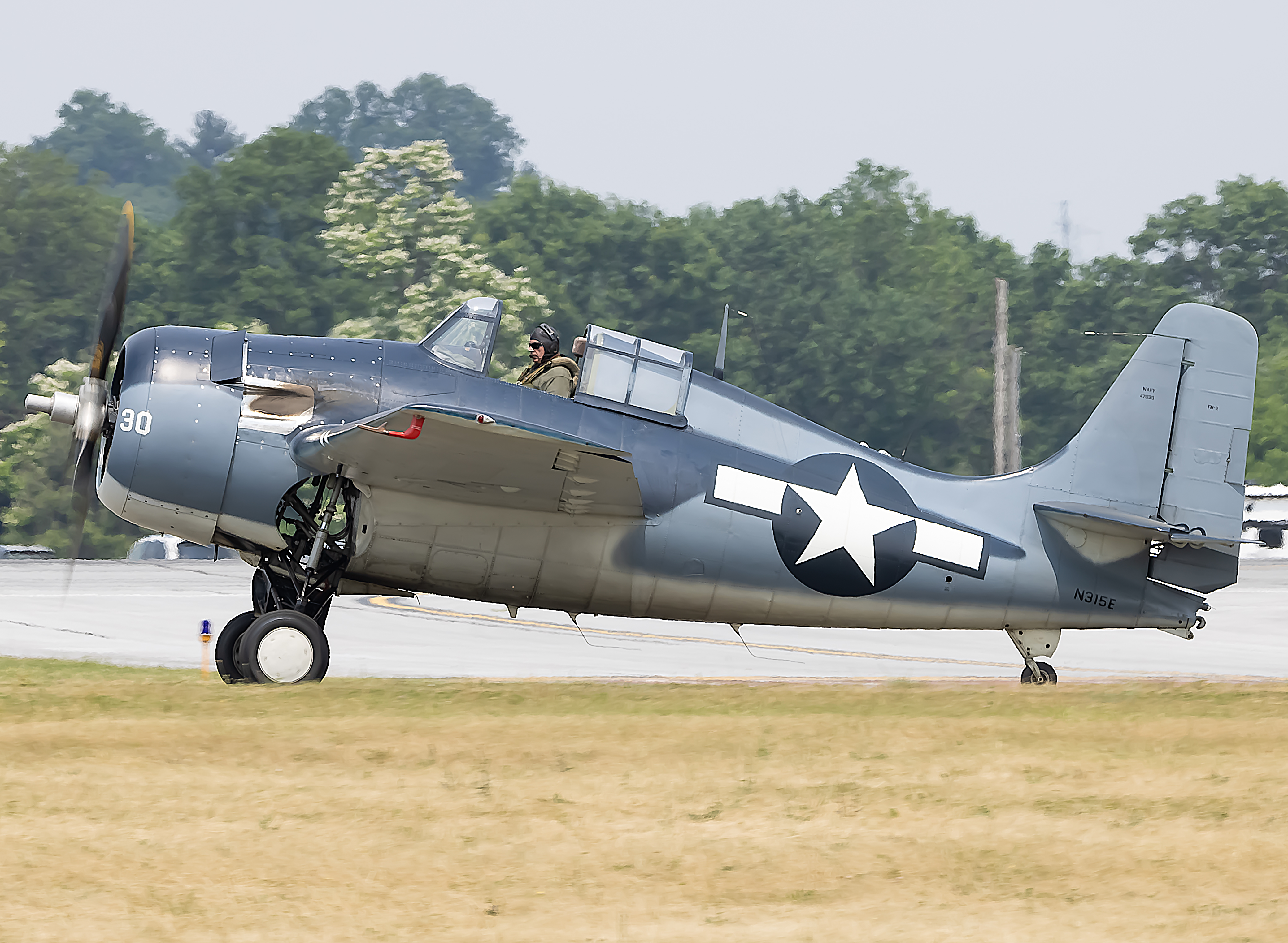 Full size: PRIVATE Grumman F4F Wildcat N315E at Reading Regional Airport/Carl A Spaatz Field