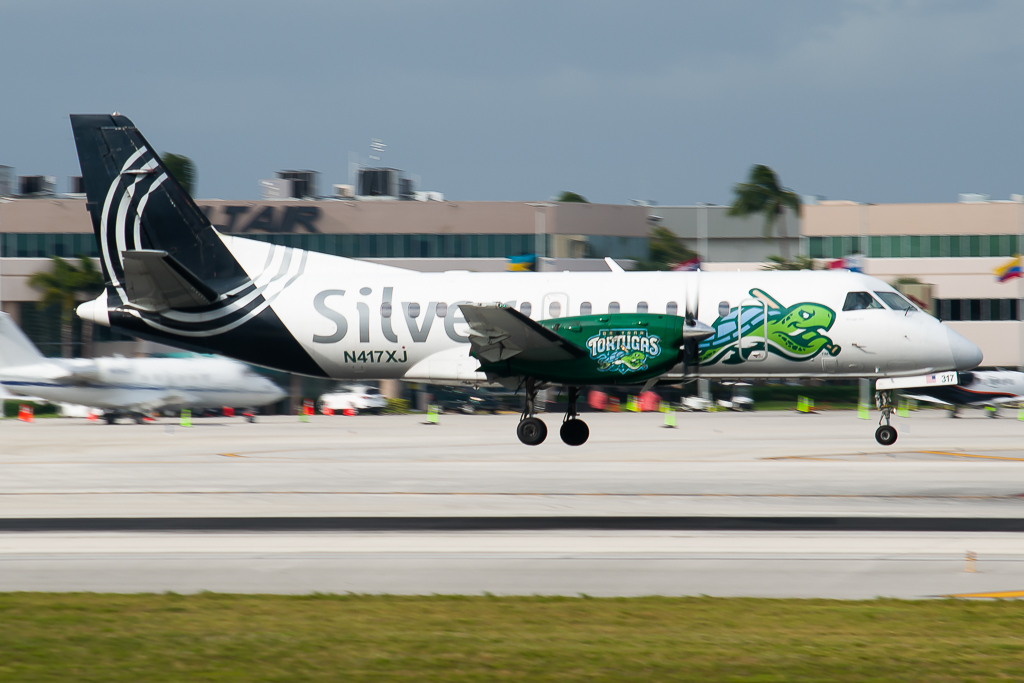Full size: Silver Airways Saab 340 N417XJ at Fort Lauderdale/Hollywood International Airport