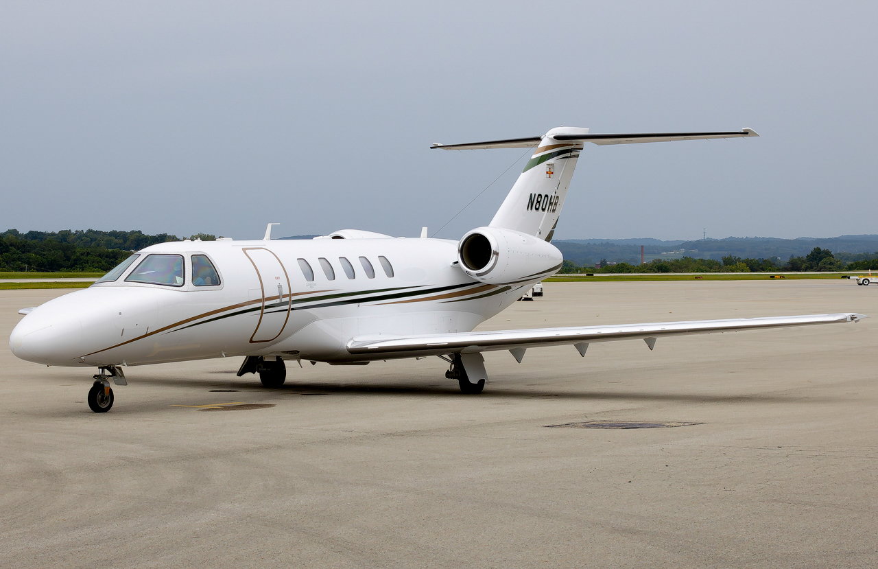 Full size: PRIVATE Cessna Citation Latitude N80HB at Latrobe Arnold Palmer Regional Airport