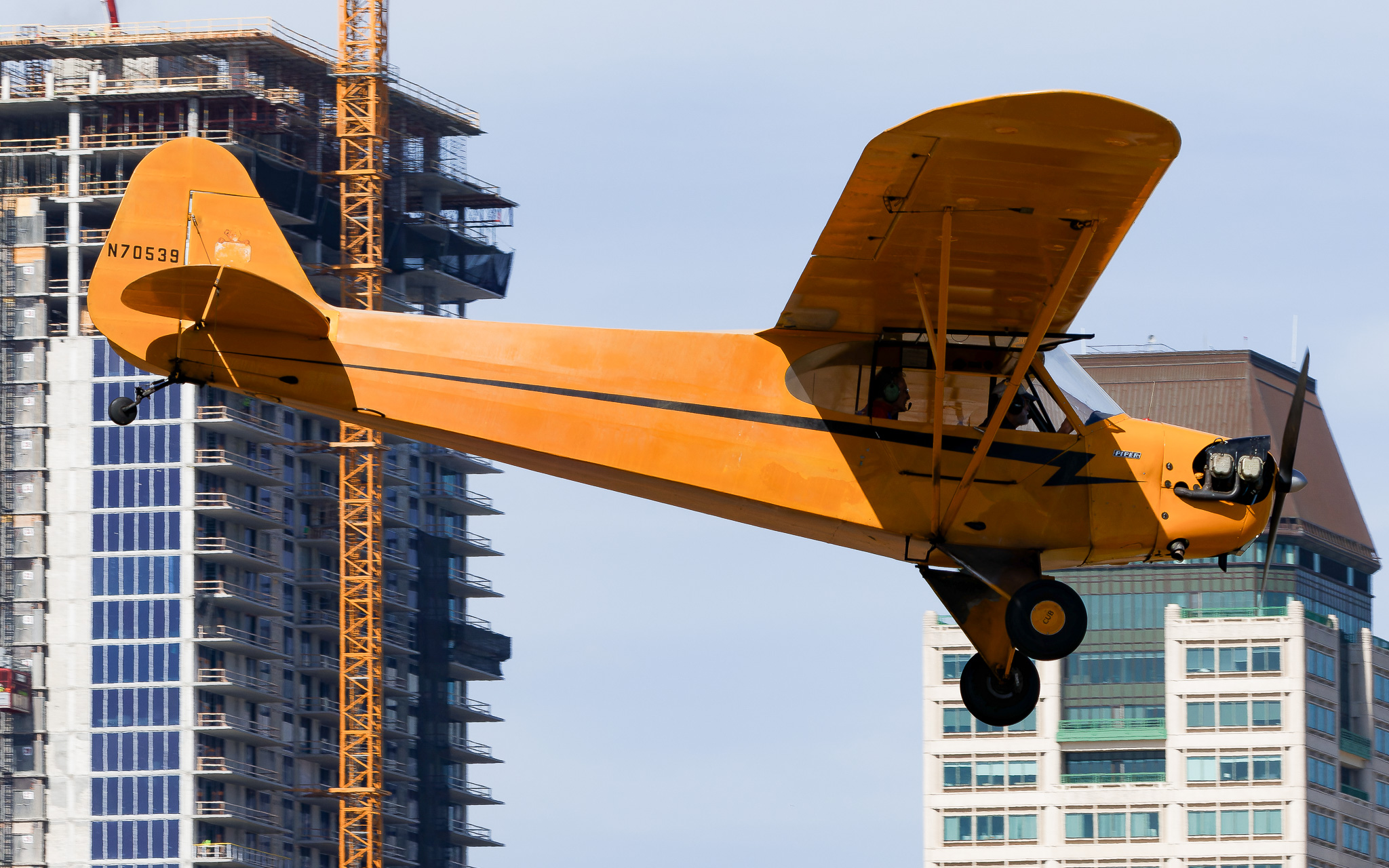 Full size: St. Pete Air Piper Cub N70539 at St. Petersburg Albert Whitted Airport
