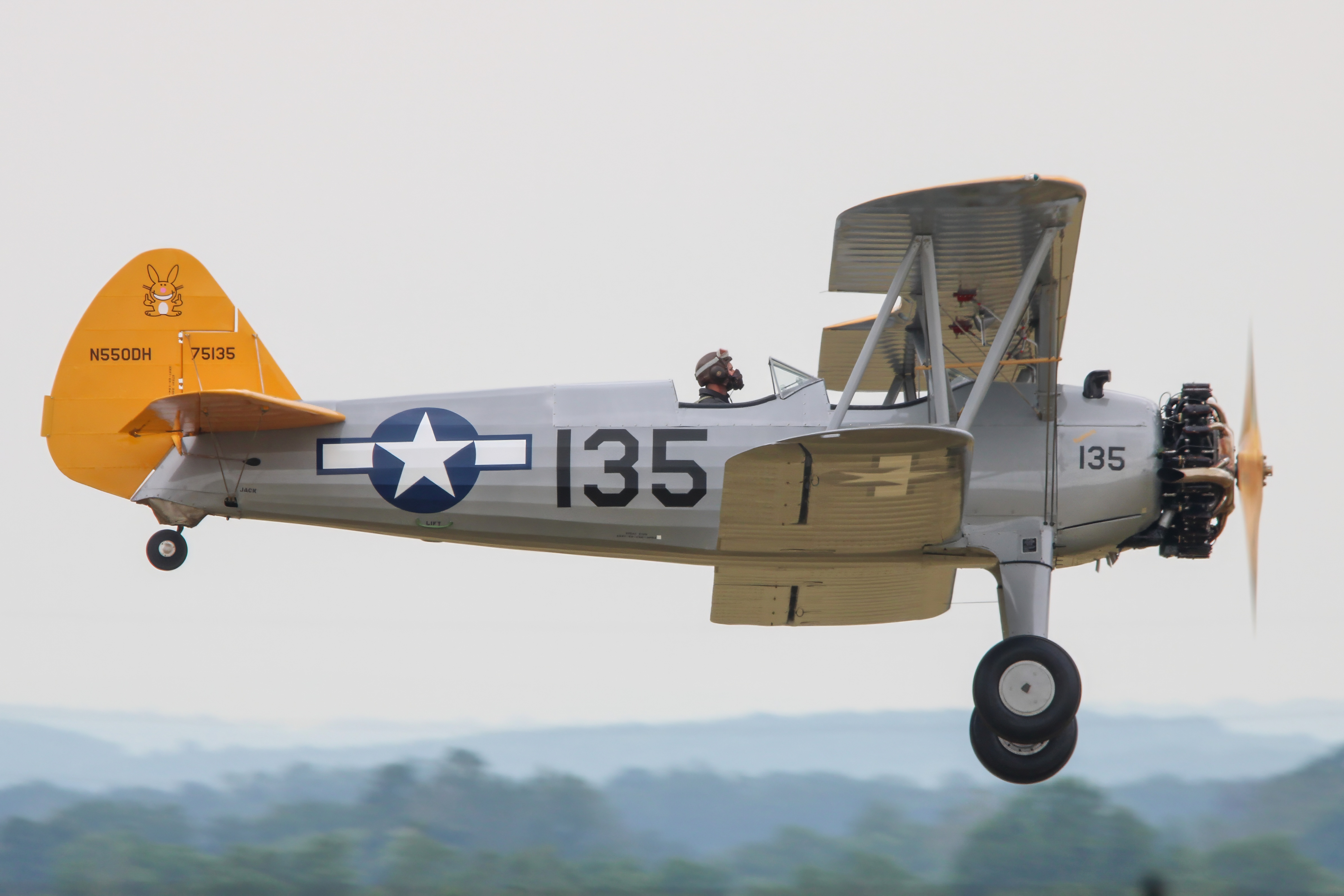 Full size: PRIVATE Boeing Stearman N550DH at Reading Regional Airport/Carl A Spaatz Field