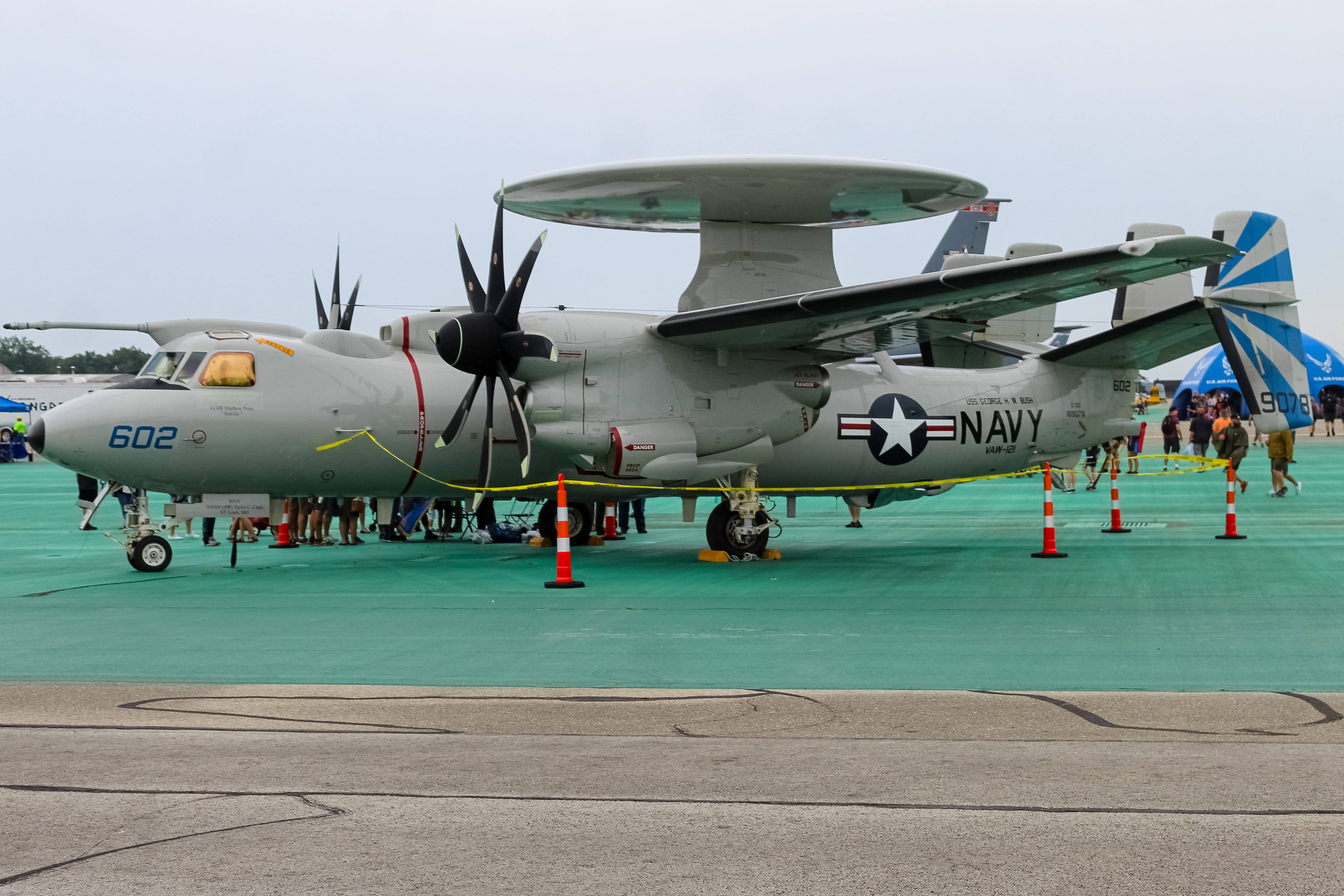 Full size: US Navy Northrop Grumman E-2 Hawkeye 169078 at James M Cox Dayton International Airport