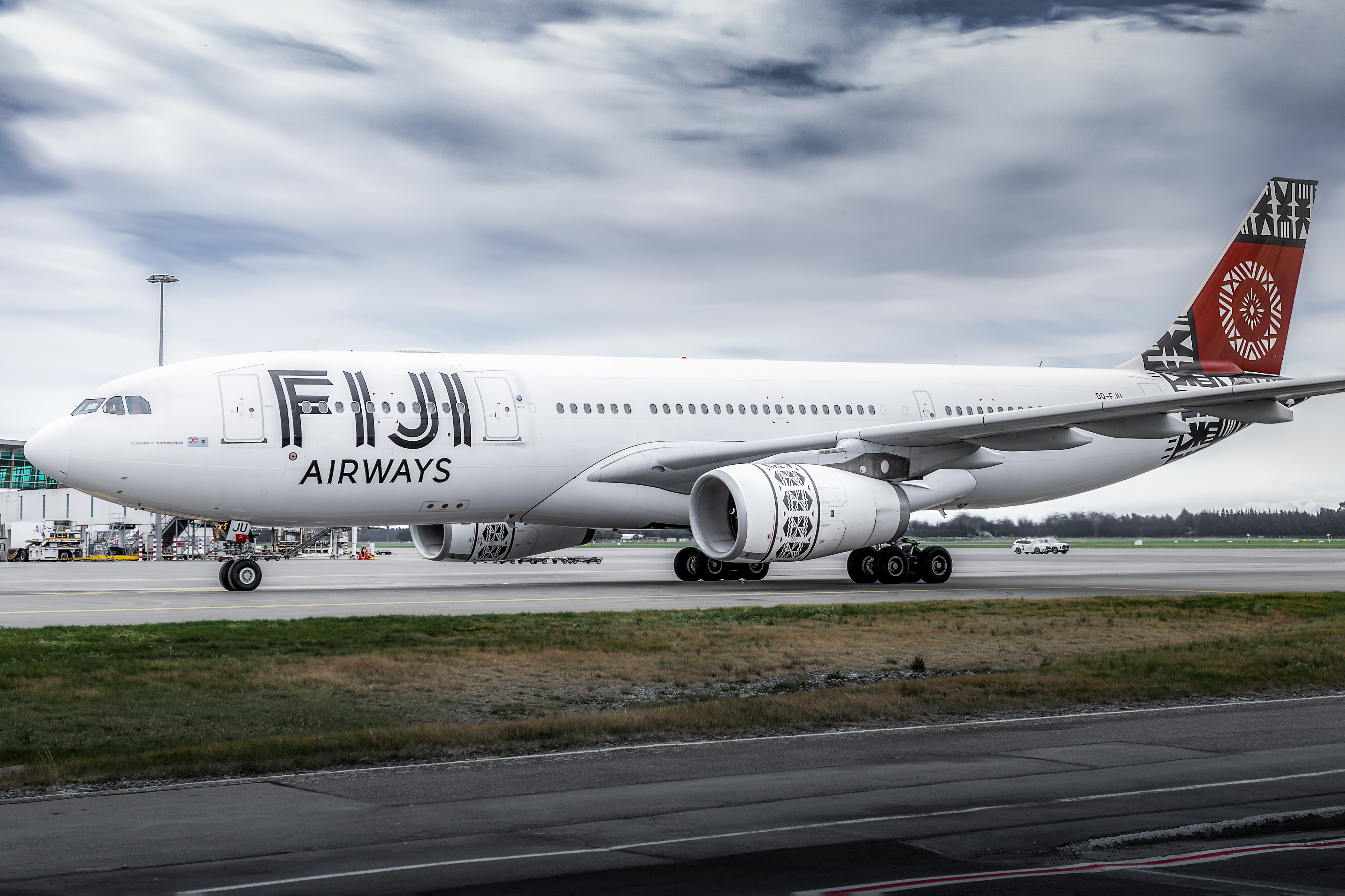 Full size: Fiji Airways Airbus A330-200 DQ-FJU at Christchurch International Airport