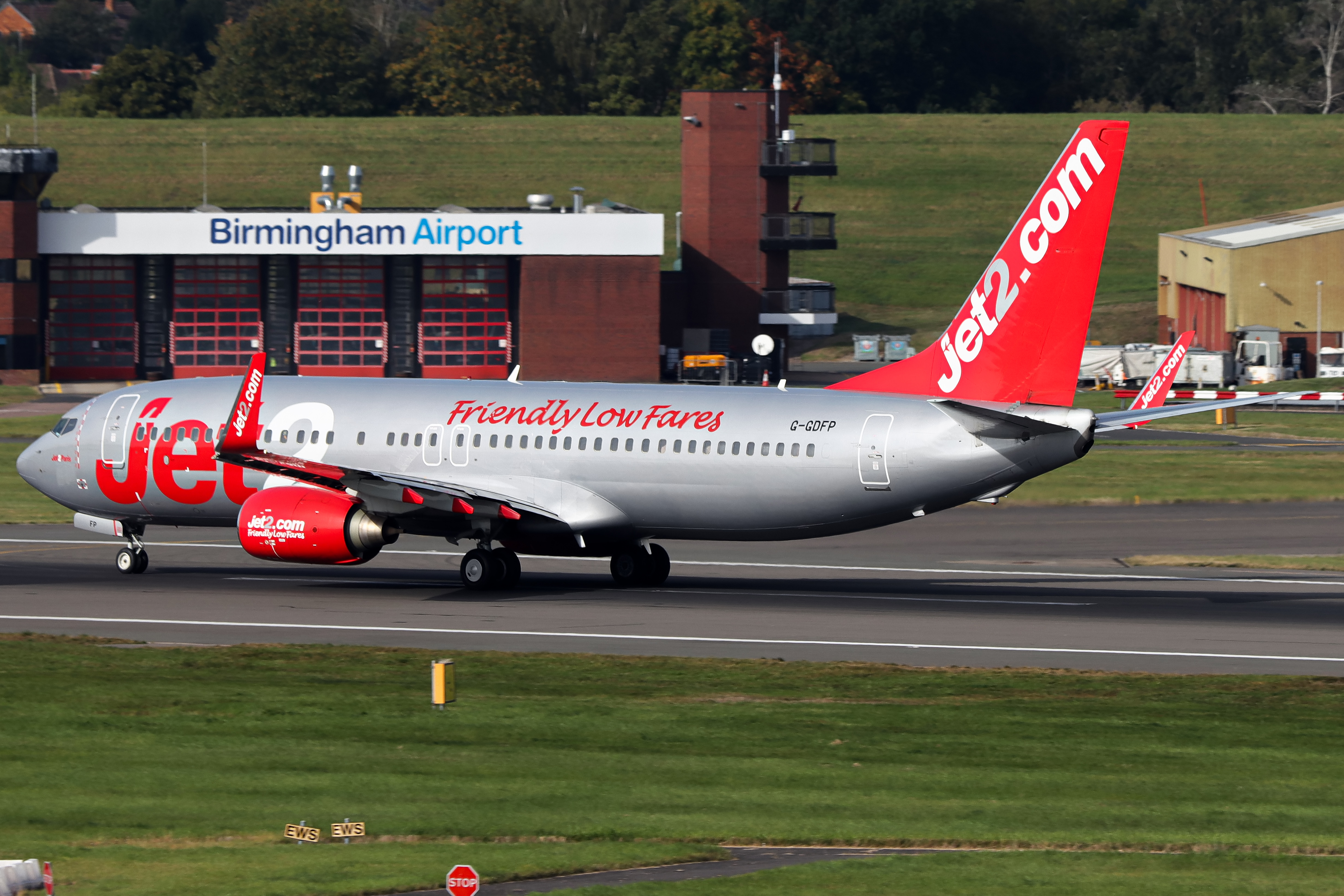 Full size: Jet2 Boeing 737-800 G-GDFP at Birmingham Airport