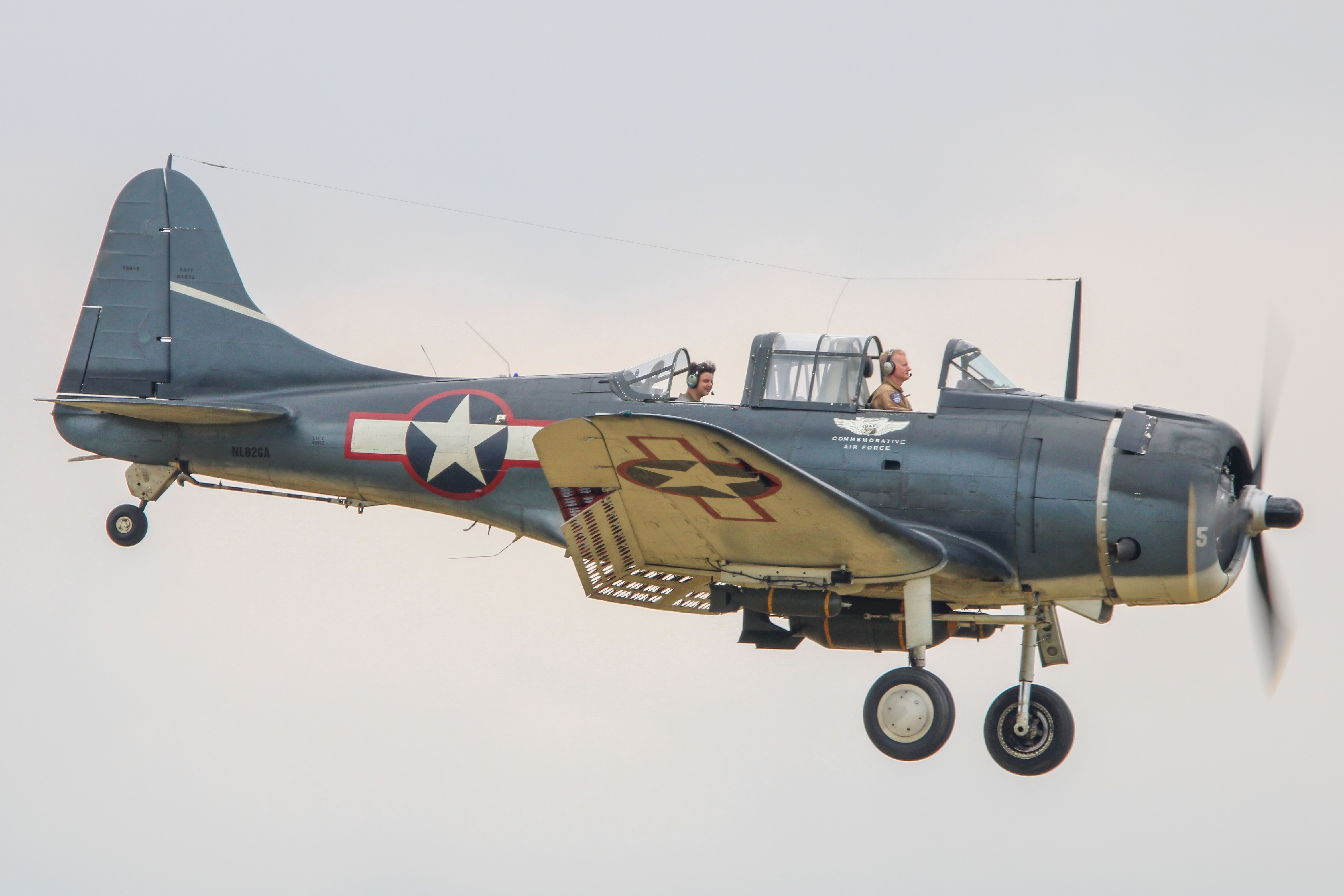 Full size: PRIVATE Douglas SBD-5 Dauntless NL82GA at Reading Regional Airport/Carl A Spaatz Field