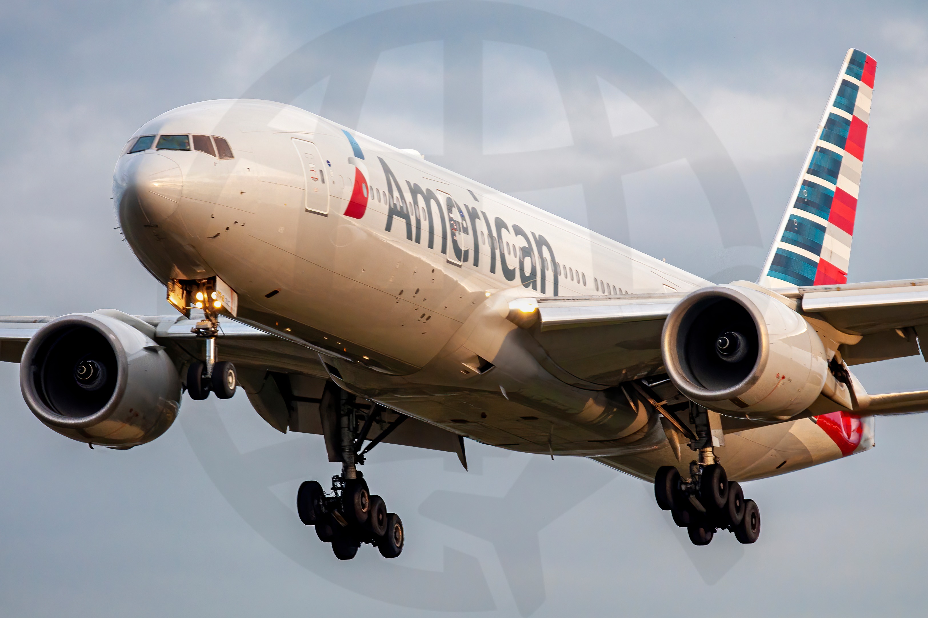 Full size: American Airlines Boeing 777-200ER N772AN at Baltimore/Washington International Thurgood Marshall Airport