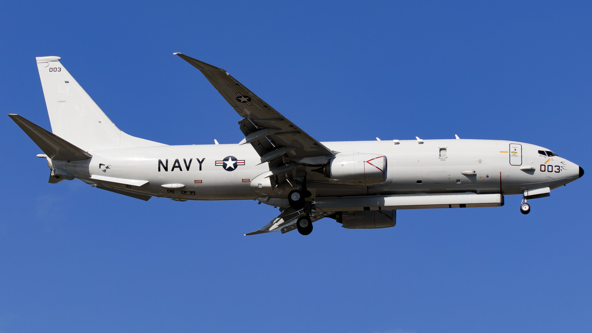 Full size: USN - United States Navy Boeing P-8 Poseidon  169003 at NAS Jacksonville