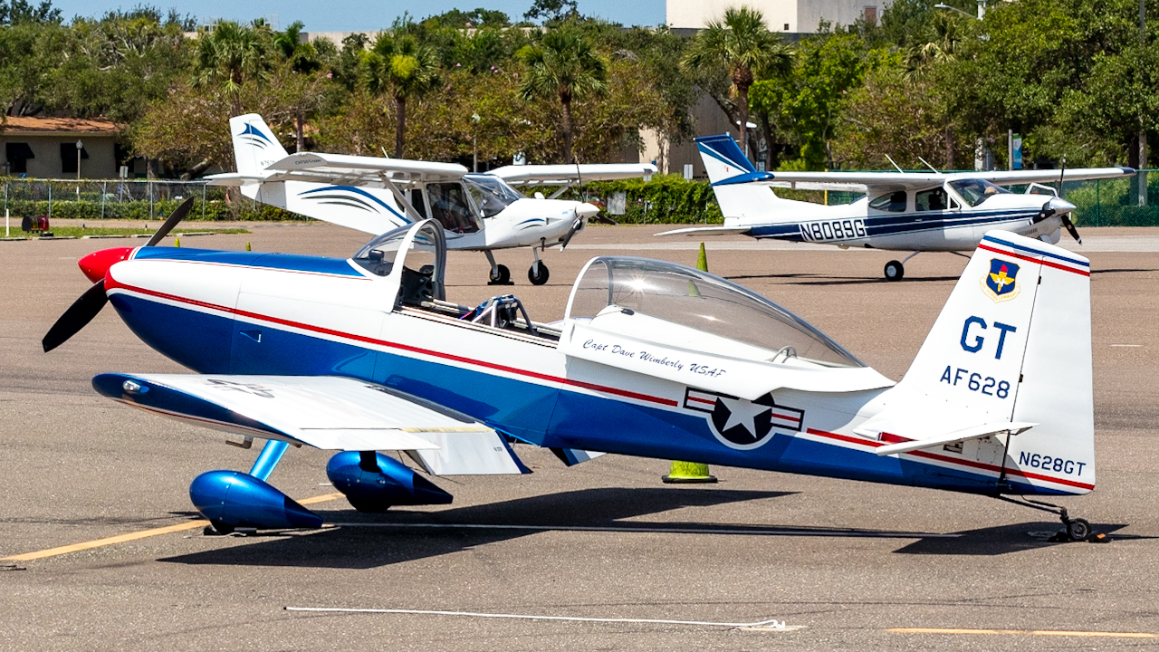 Full size: PRIVATE Vans RV-8 N628GT at St. Petersburg Albert Whitted Airport