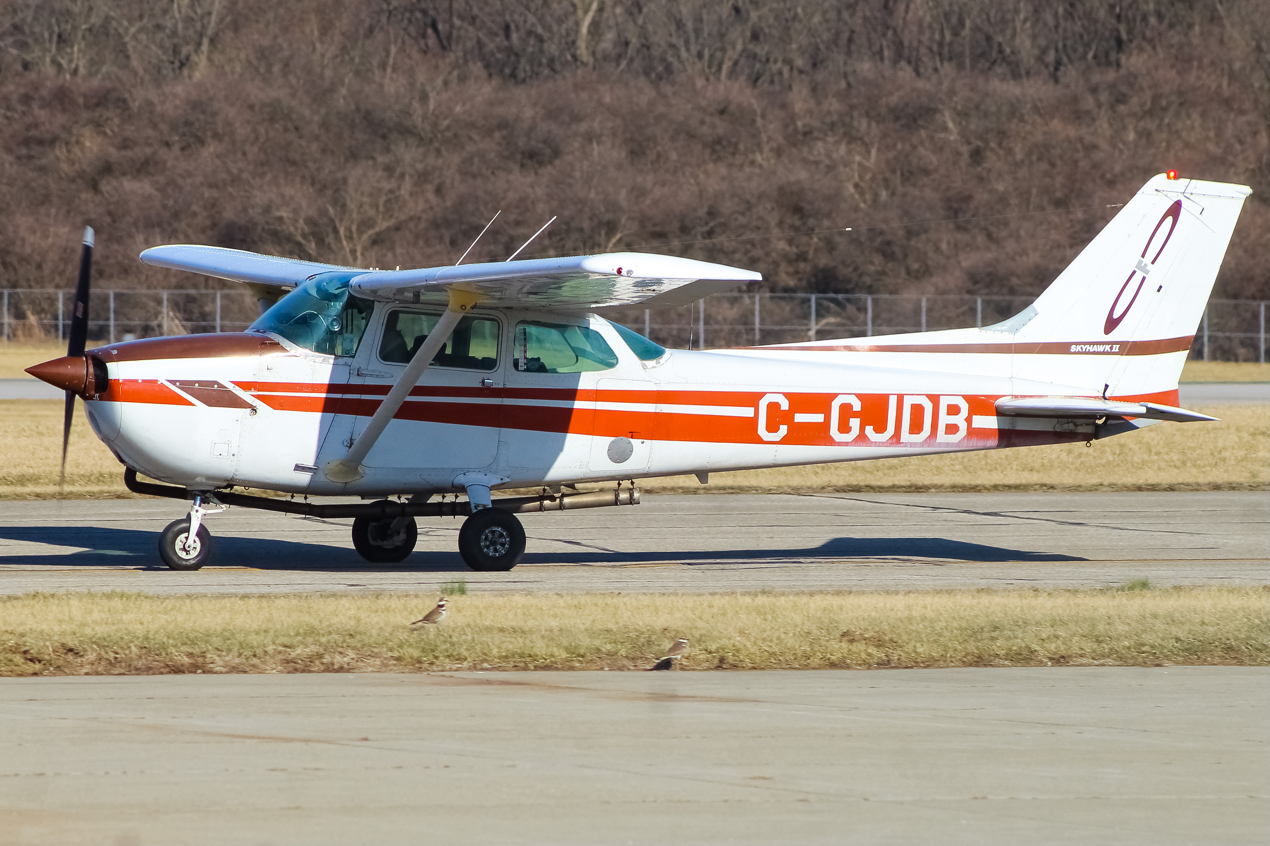 Full size: PRIVATE  Cessna 172 C-GJDB at Cincinnati Municipal Airport/Lunken Field