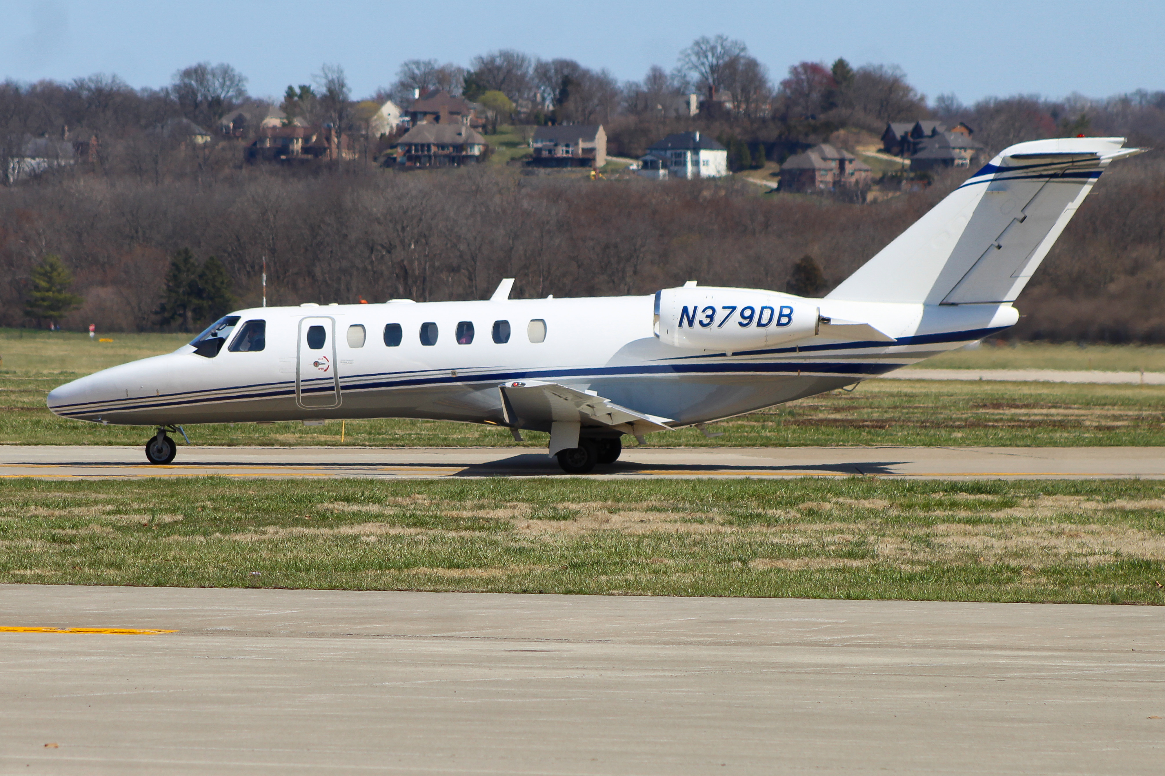 Full size: PRIVATE Cessna Citation CJ2 N379DB at Cincinnati Municipal Airport/Lunken Field