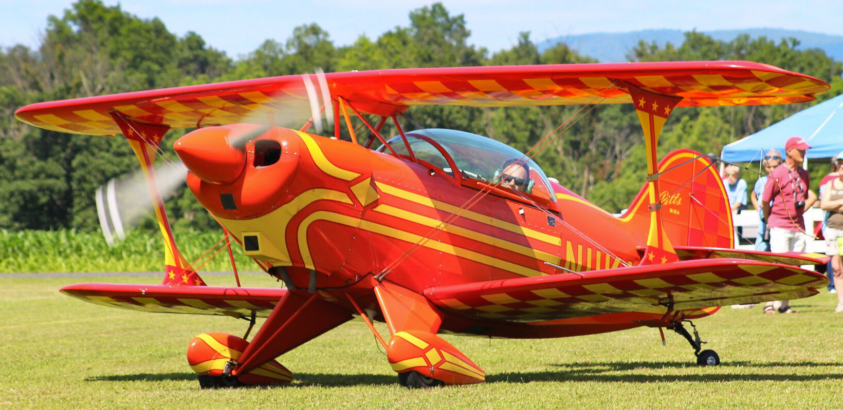 Full size: PRIVATE Pitts S-2A N11KA at Grimes Airport