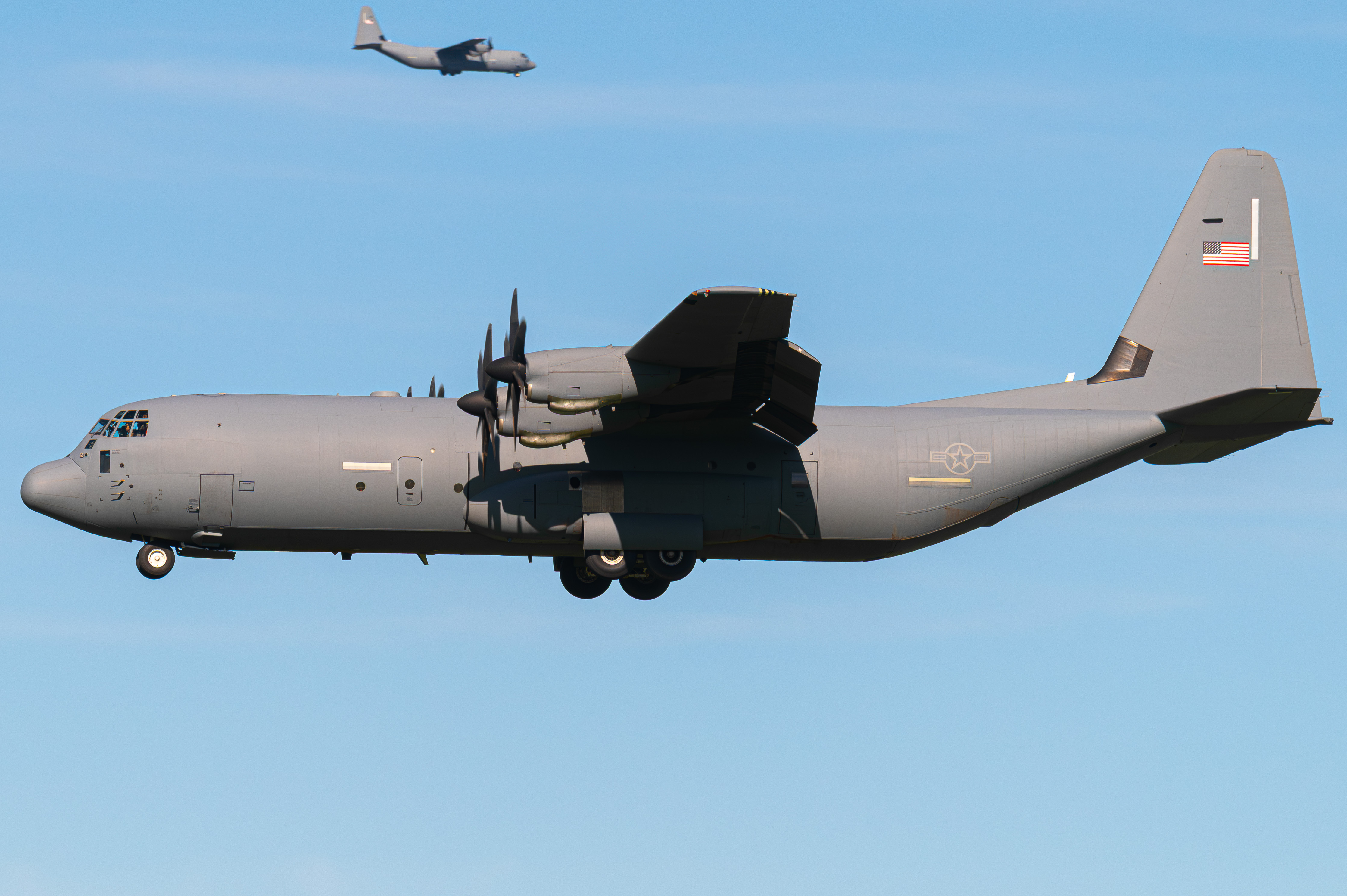 Full size: USAF - United States Air Force Lockheed C-130J Hercules 05-3147 at Brown Field Municipal Airport