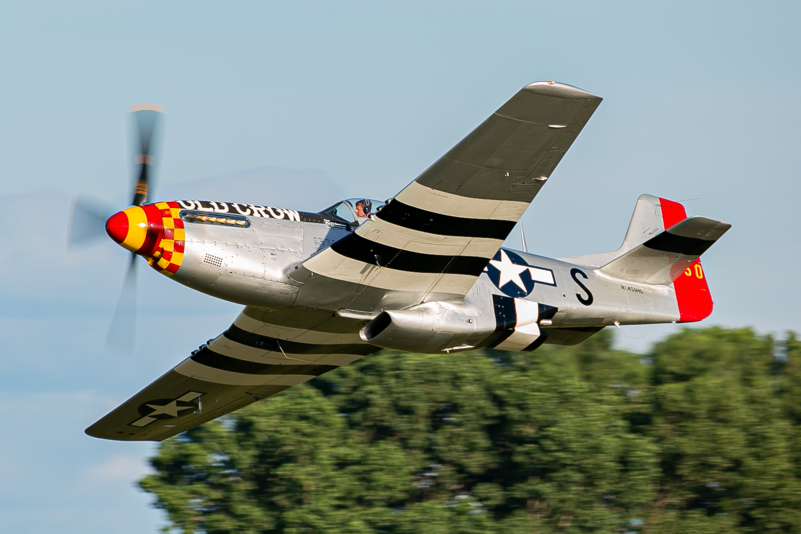Full size: PRIVATE North American P-51 Mustang NL551J at Wittman Regional Airport