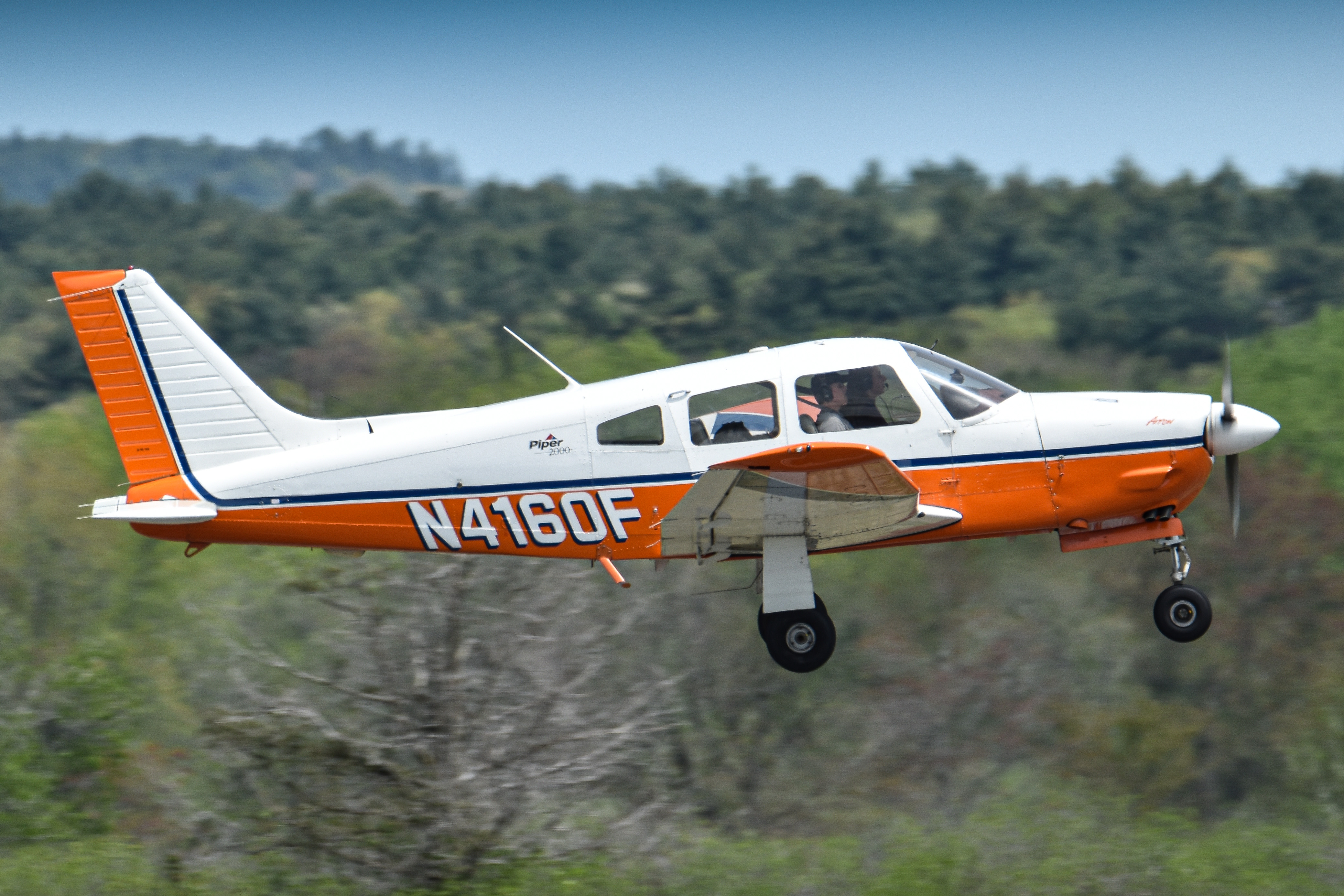 Full size: PRIVATE Piper PA-28 N4160F at Norwood Memorial Airport