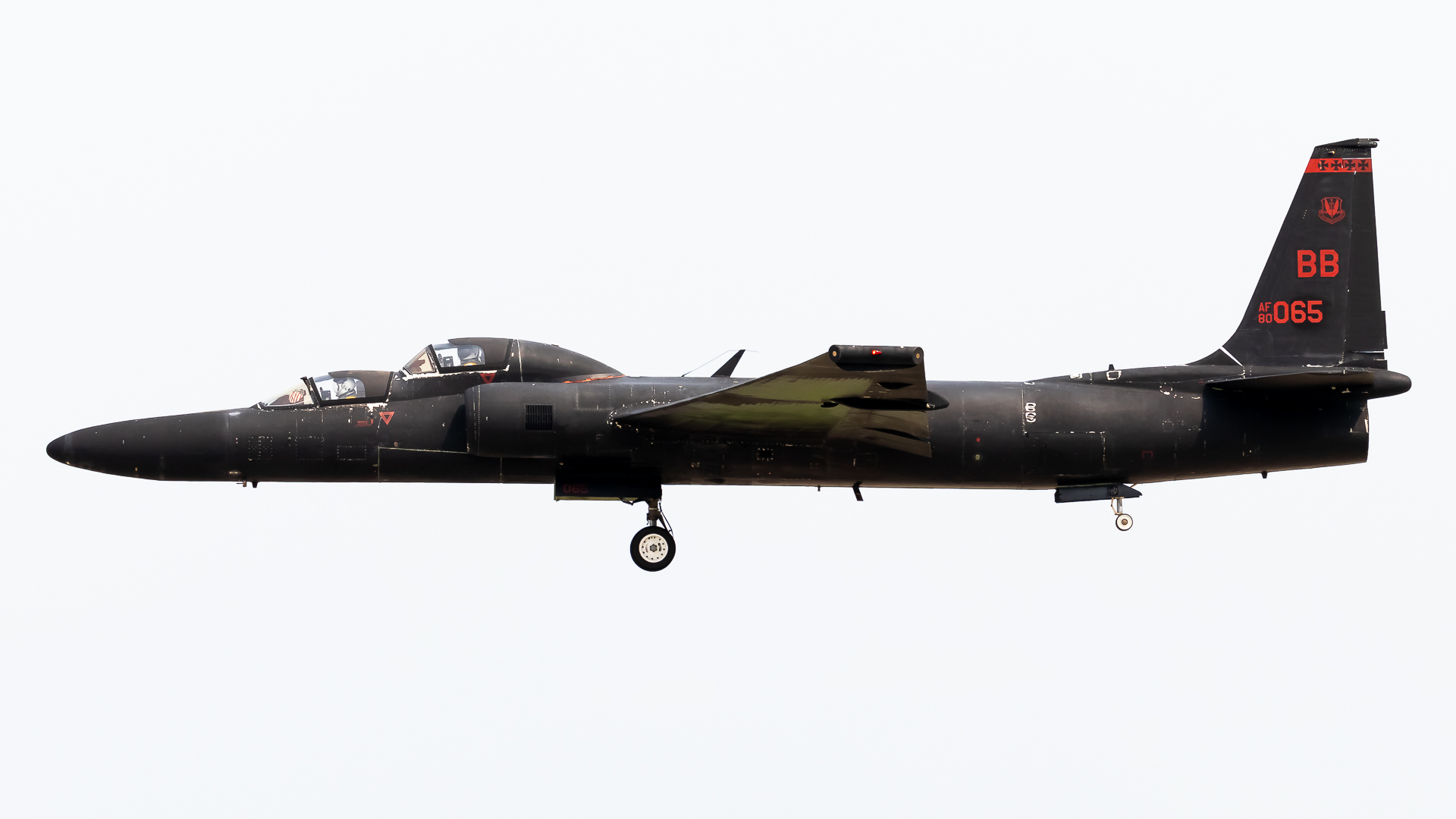 Full size: USAF - United States Air Force Lockheed U-2 Dragon Lady 80-1065 at Wittman Regional Airport