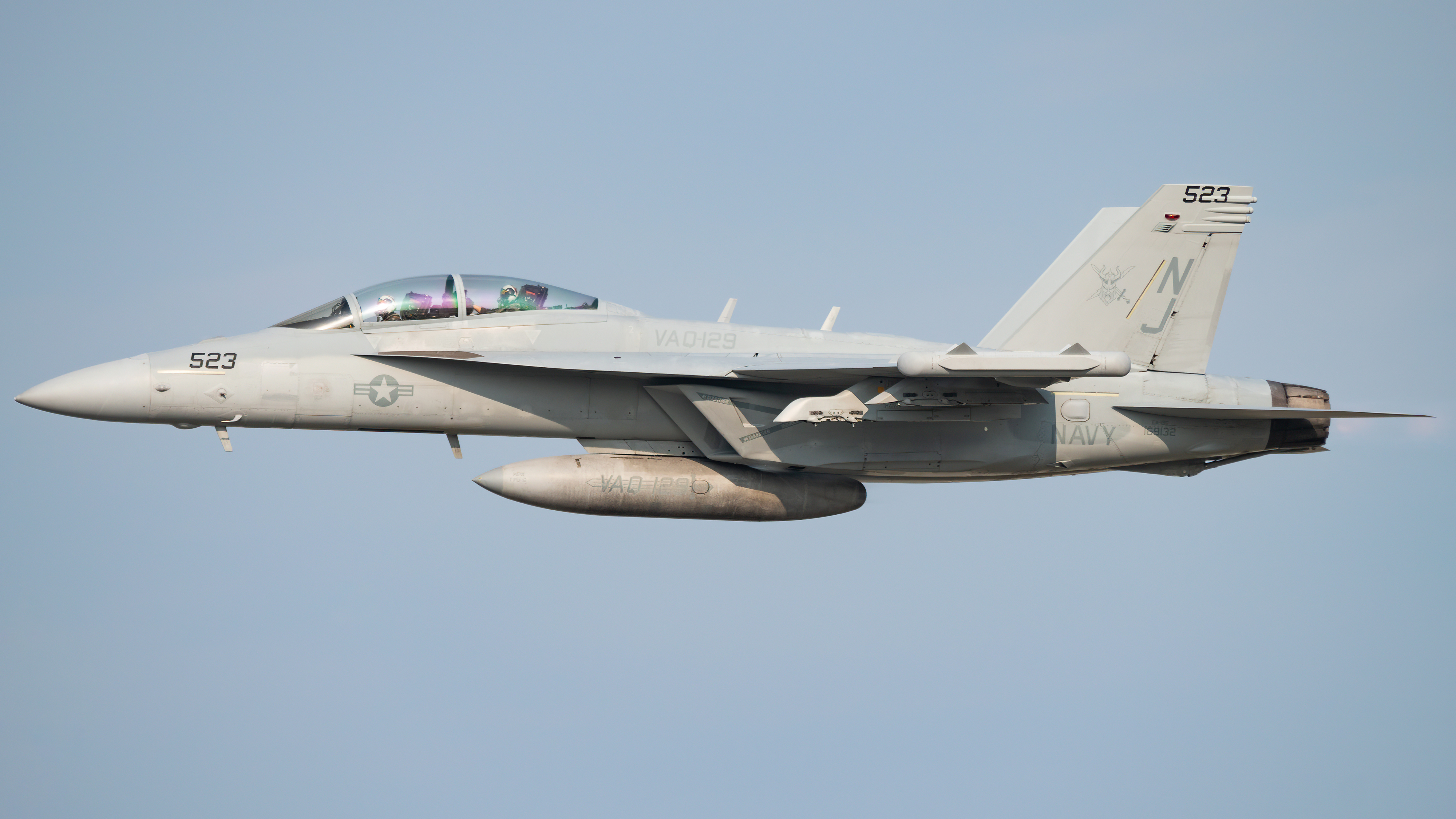 Full size: USN - United States Navy Boeing EA-18G Growler 169132 at Wittman Regional Airport