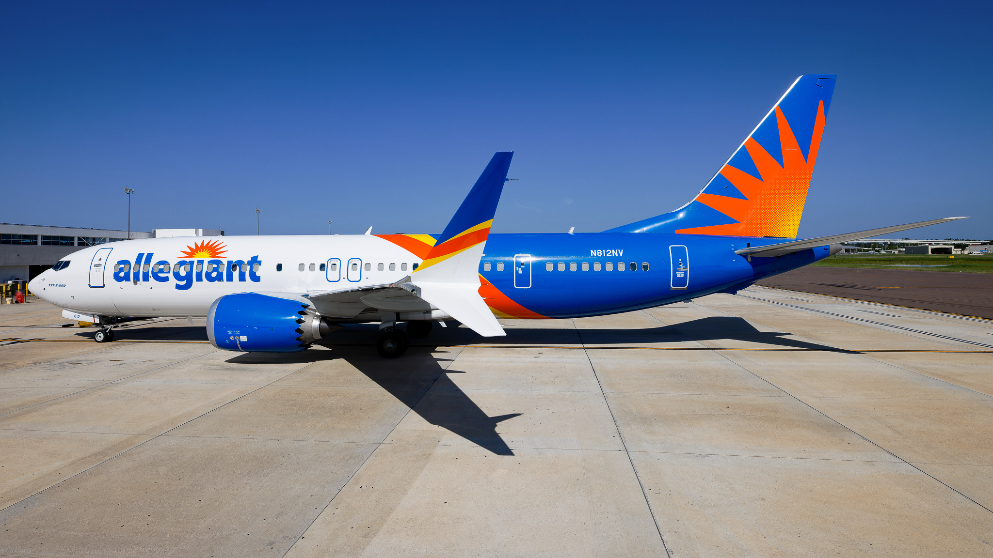 Full size: Allegiant Air Boeing 737 MAX 8-200 N812NV at St. Petersburg Clearwater International Airport