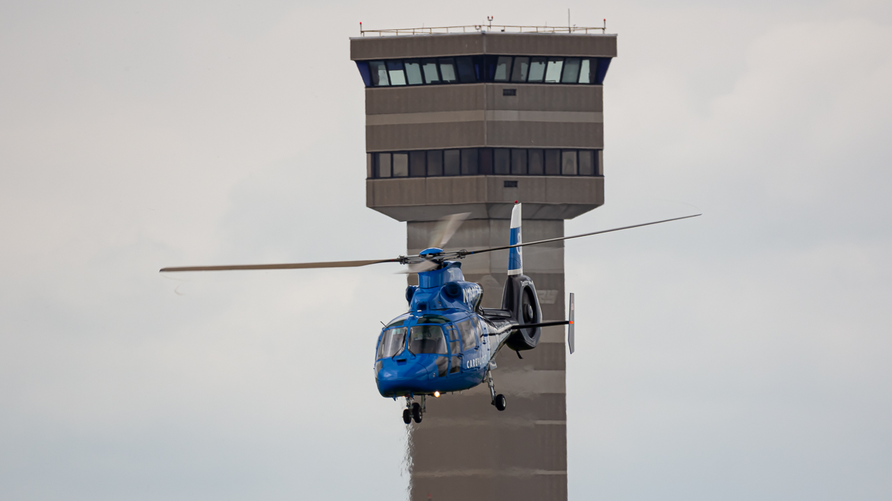 Full size: Careflight  Airbus AS365 Dauphin N164CF at James M Cox Dayton International Airport