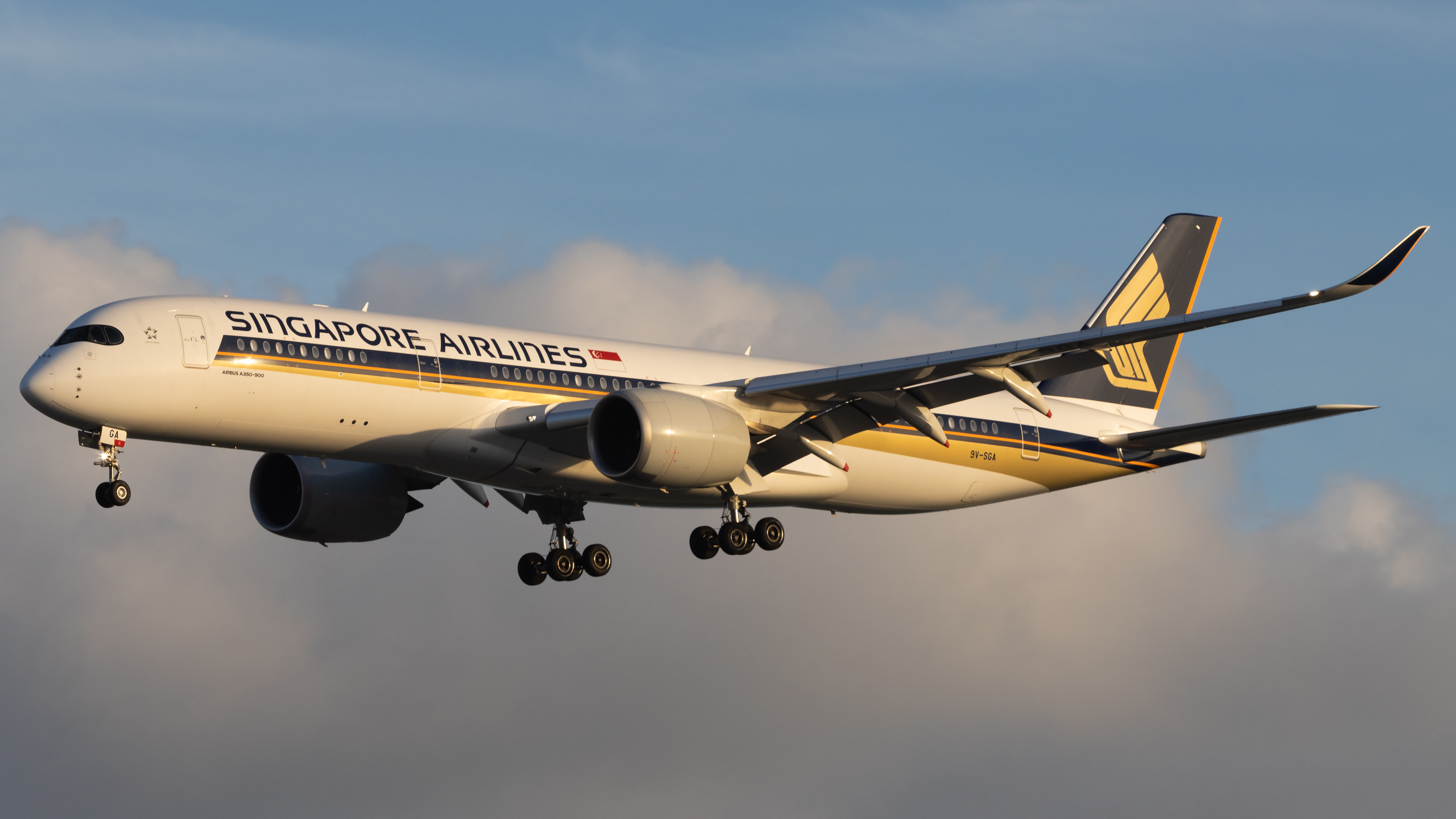 Full size: Singapore Airlines Airbus A350-900ULR 9V-SGA at Singapore-Changi Airport