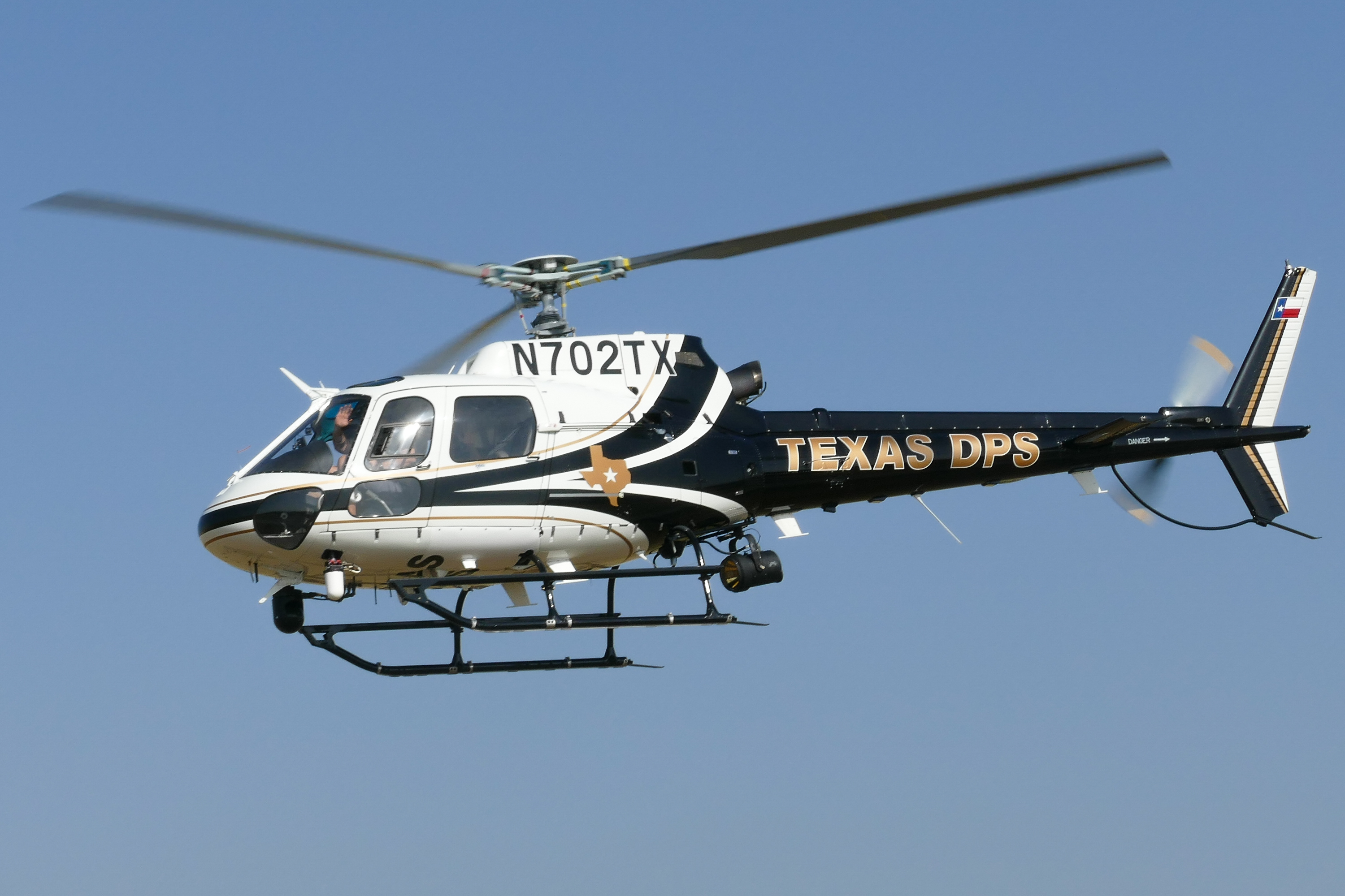 Full size: Texas Department of Public Safety Airbus Helicopters H125  N702TX at Austin-Bergstrom International Airport