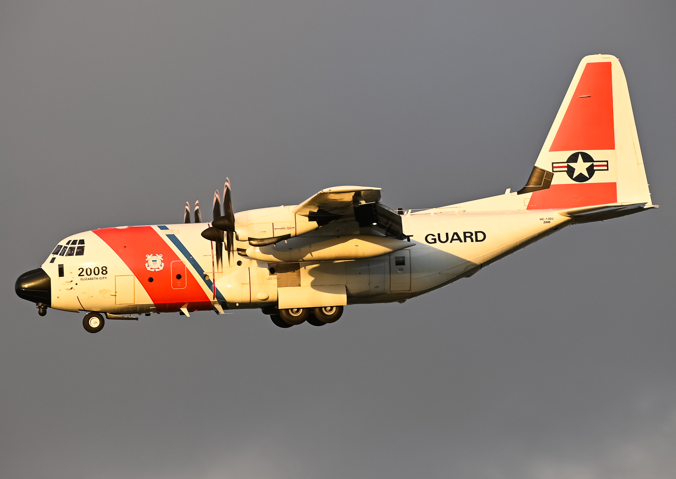 Full size: USCG - United States Coast Guard Lockheed HC-130J Hercules 2008 at North Island NAS