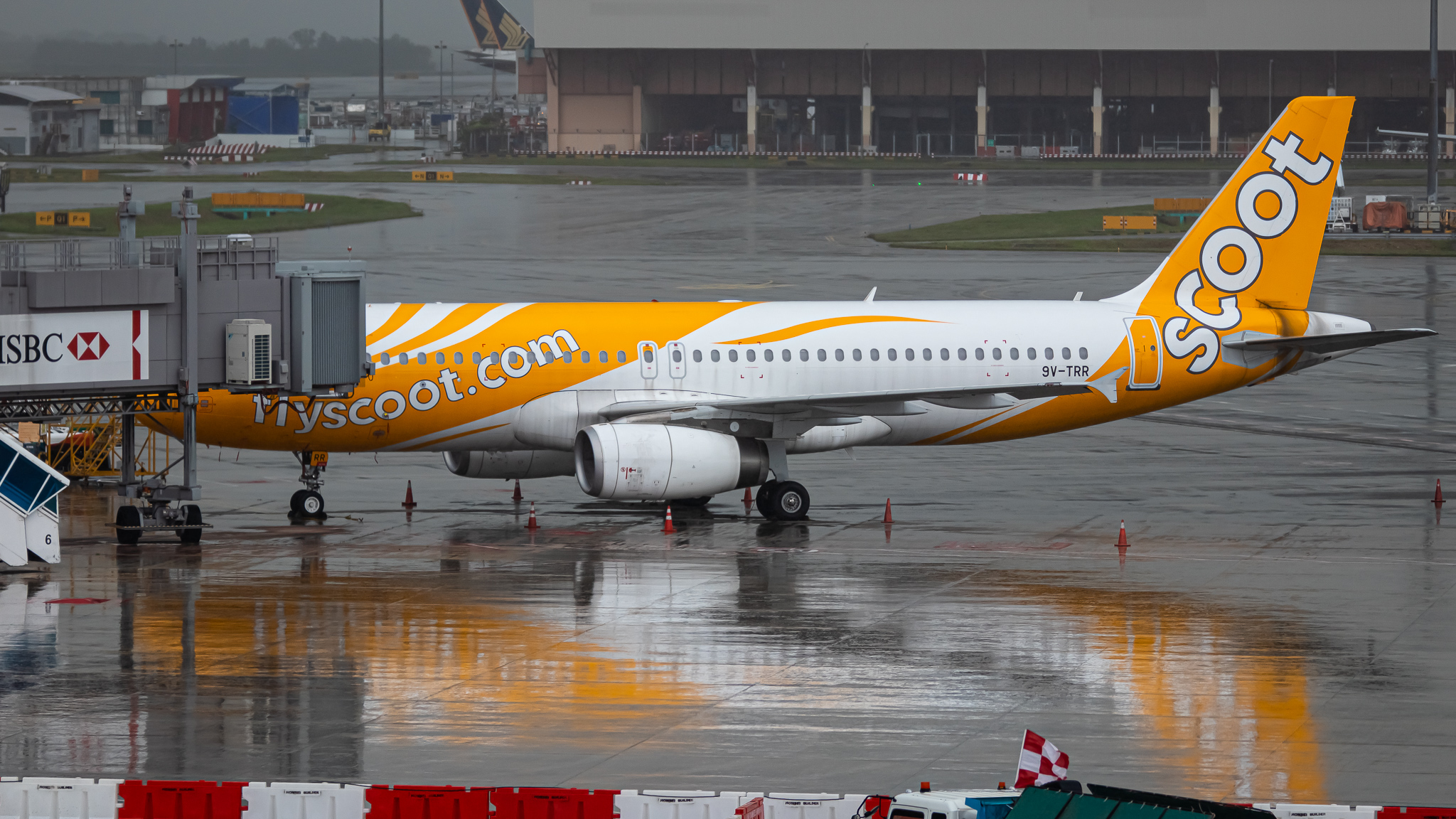 Full size: Scoot Airbus A320-232 9V-TRR at Singapore-Changi Airport
