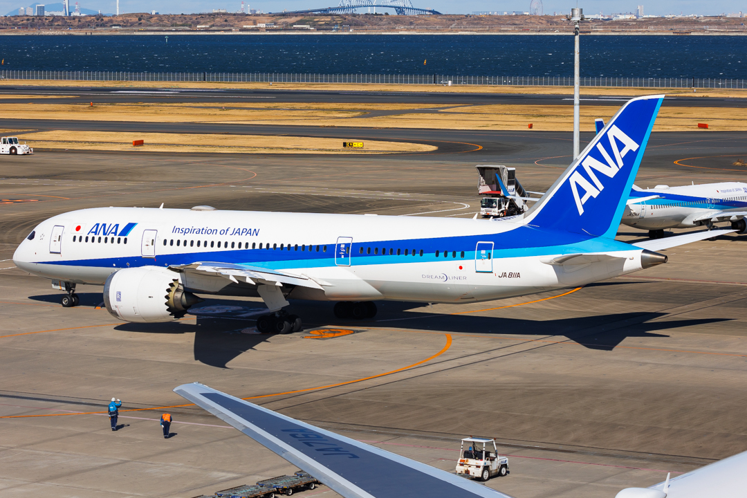 Full size: All Nippon Airways Boeing 787-8 JA811A at Tokyo-Haneda Airport