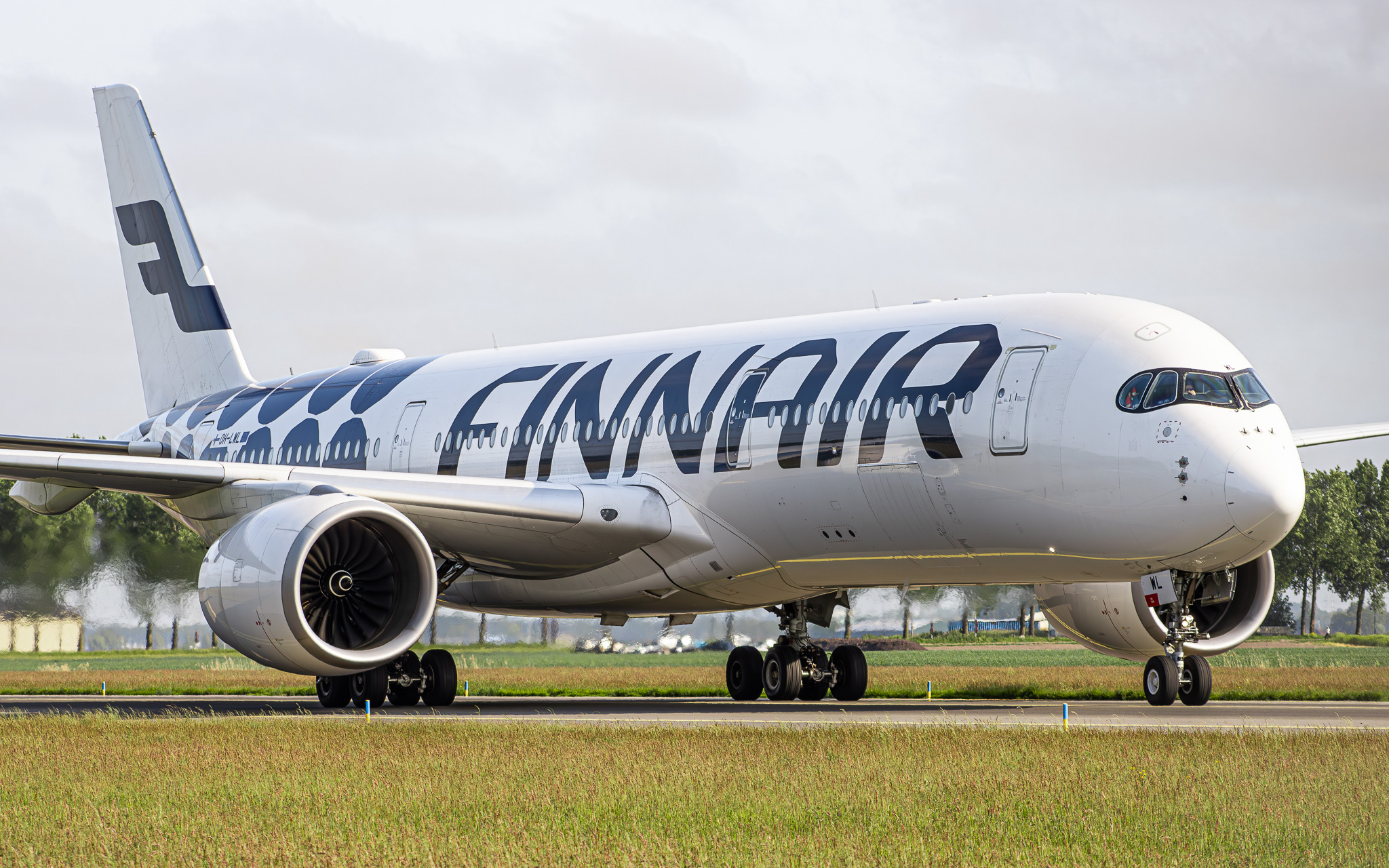 Full size: Finnair Airbus A350-900 OH-LWL at Amsterdam Schiphol Airport