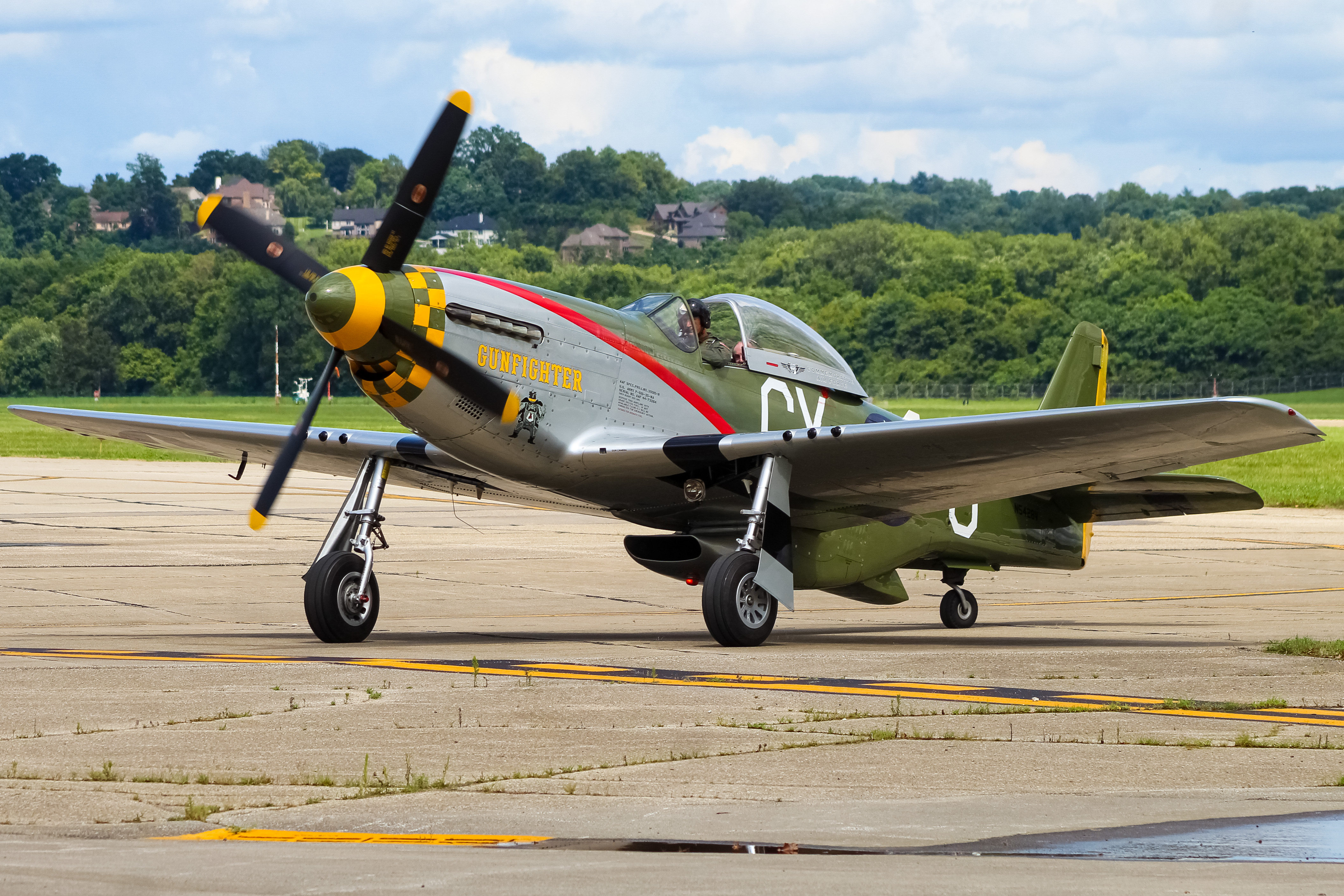 Full size: PRIVATE North American P-51 Mustang N5428V at Cincinnati Municipal Airport/Lunken Field