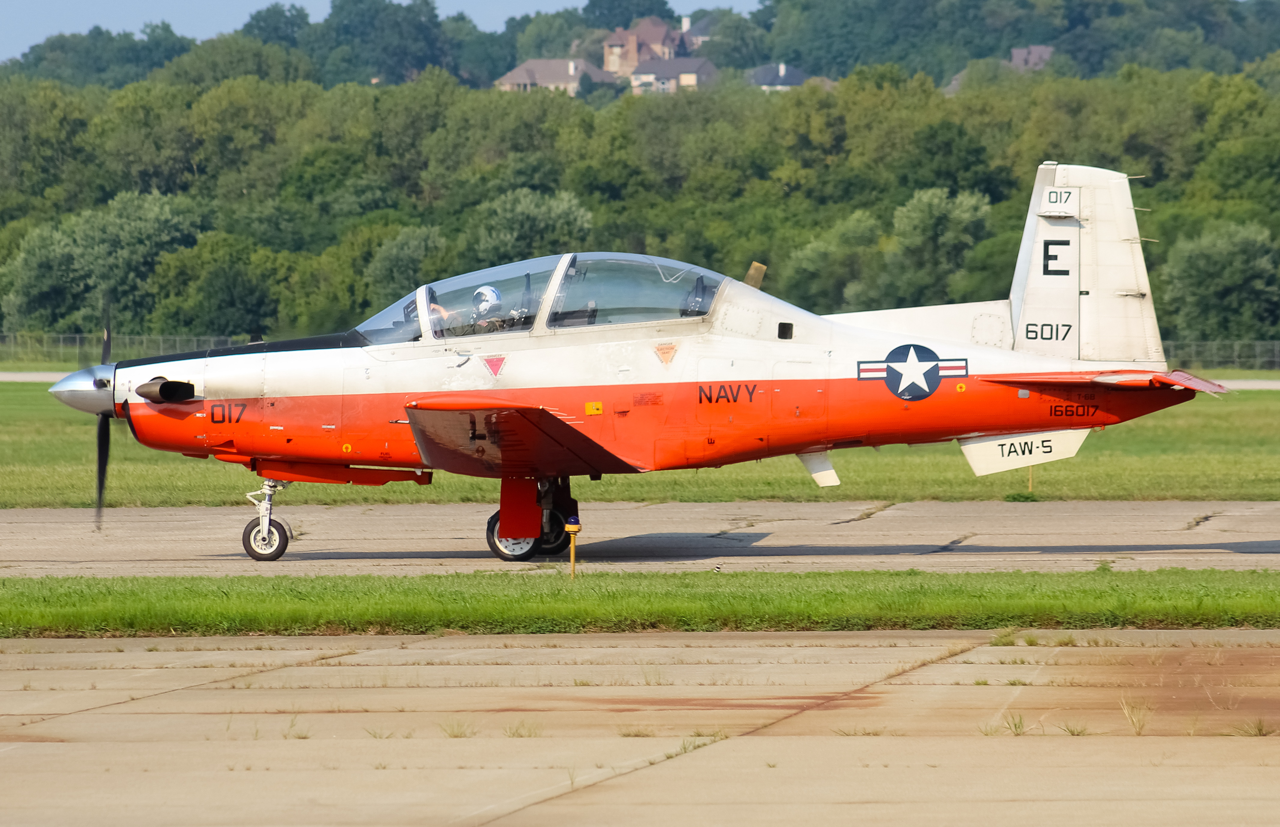 Full size: USN - United States Navy Beechcraft T-6 Texan II 166017 at Cincinnati Municipal Airport/Lunken Field