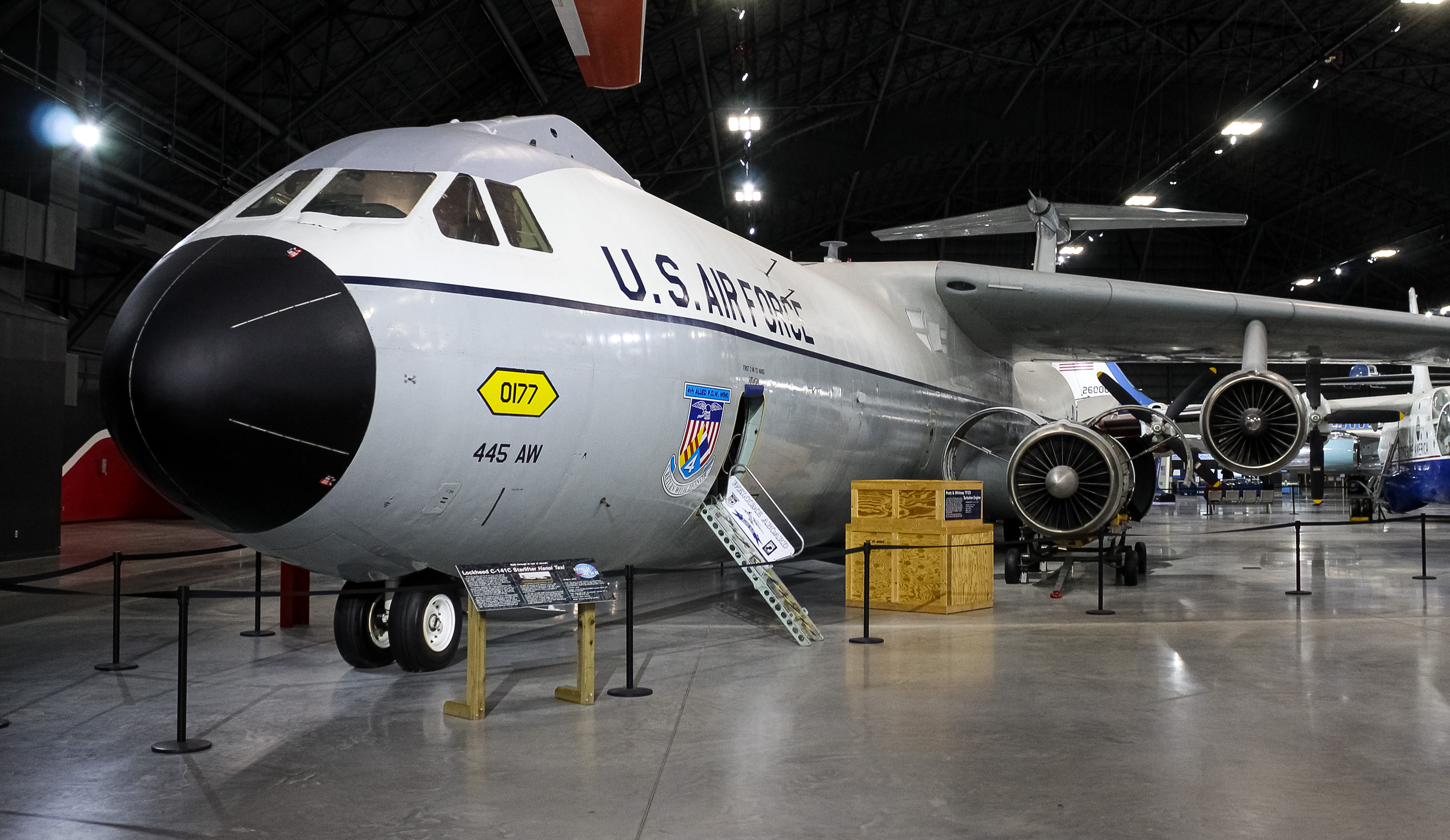 Full size: USAF - United States Air Force Lockheed C-141C Starlifter 66-0177 at Wright-Patterson Air Force Base