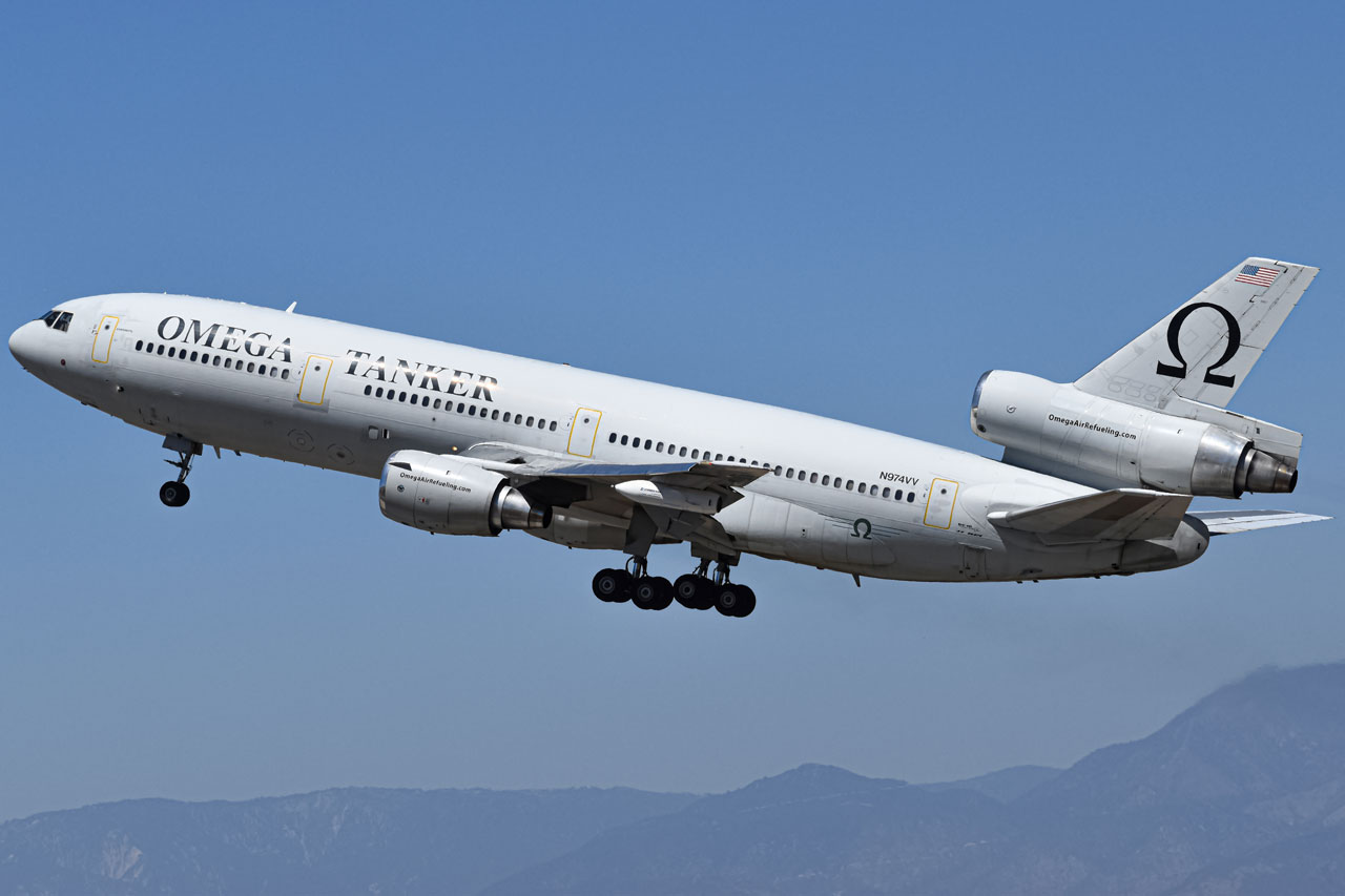 Full size: Omega Air Refueling McDonnell Douglas DC-10-40 N974VV at March Air Reserve Base