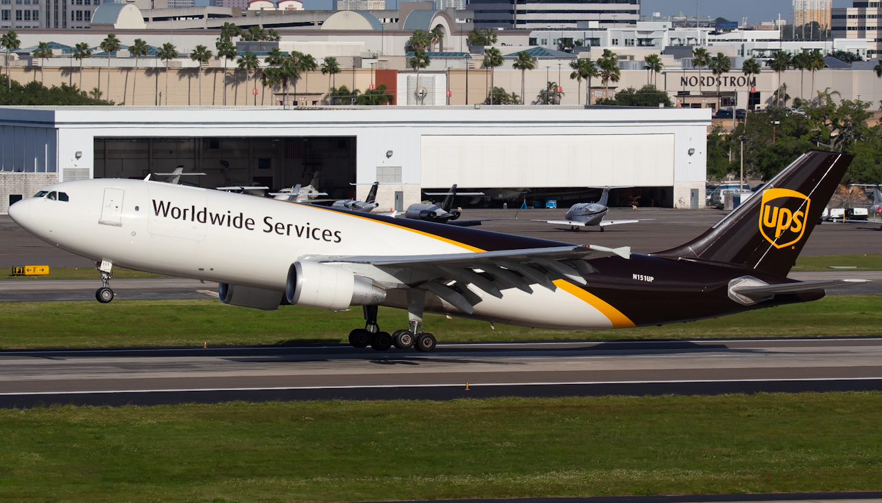 Full size: United Parcel Service Airbus A300F-600 N151UP at Tampa International Airport