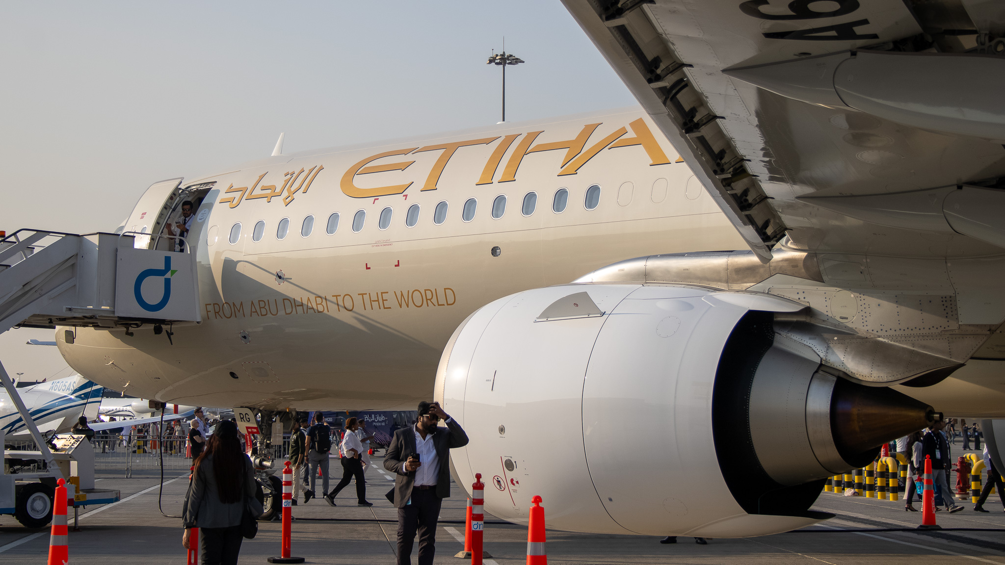 Full size: Etihad Airways Airbus A321NEO A6-LRG at Dubai World Central International Airport