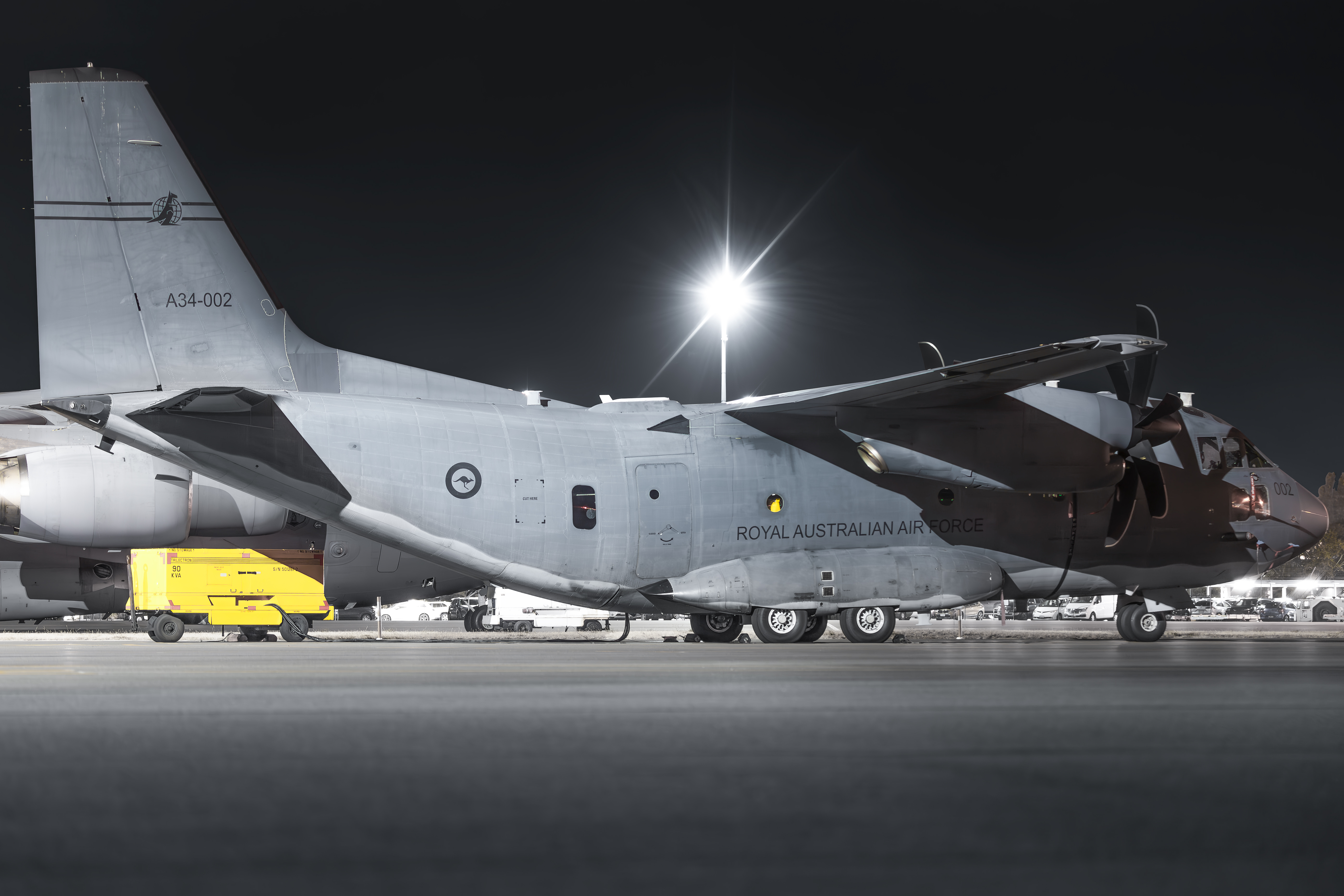 Full size: Royal Australian Air Force Alenia C-27J Spartan A34-002 at Christchurch International Airport