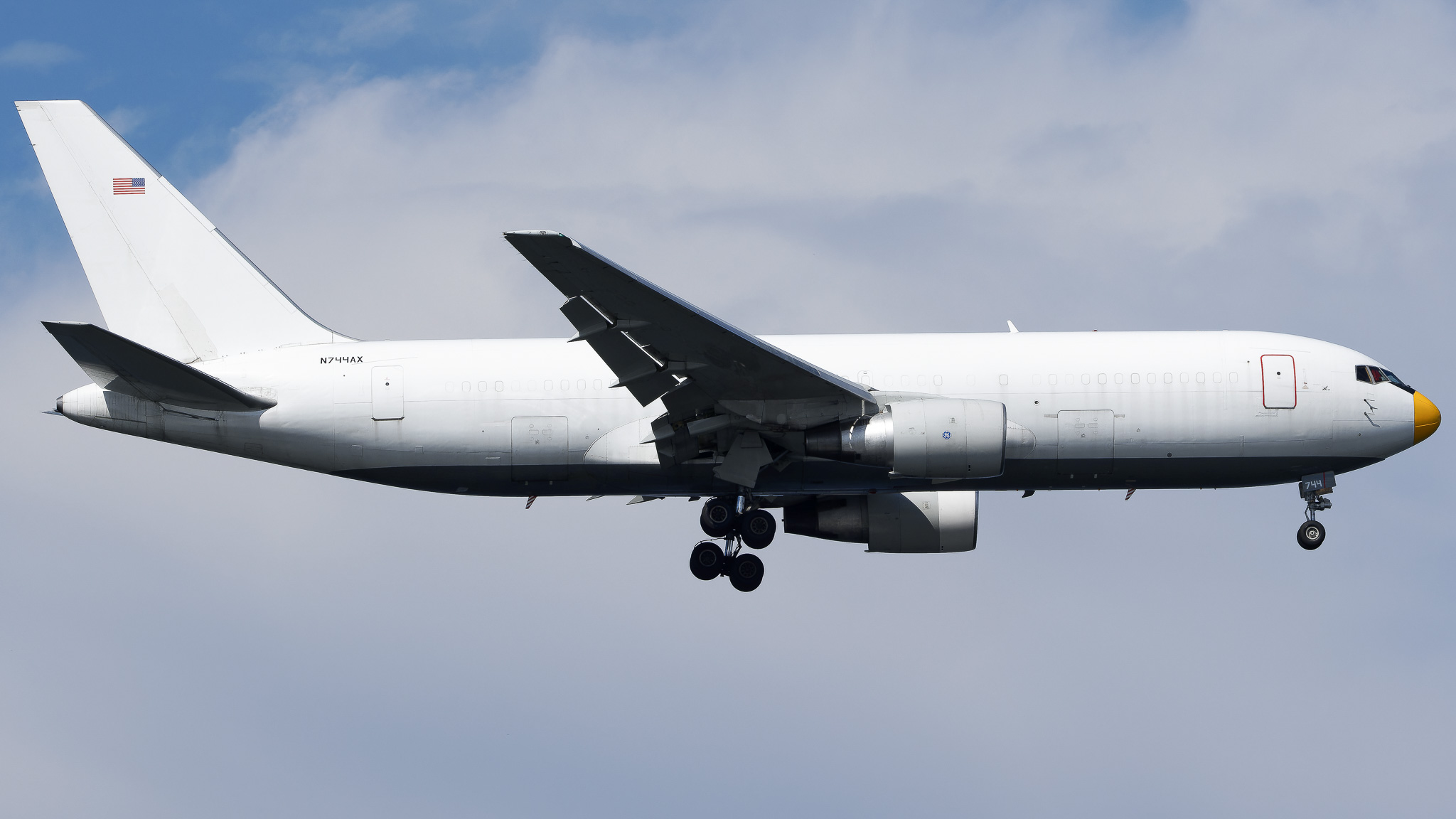 Full size: ABX Air Boeing 767-200F N744AX at John F. Kennedy International Airport