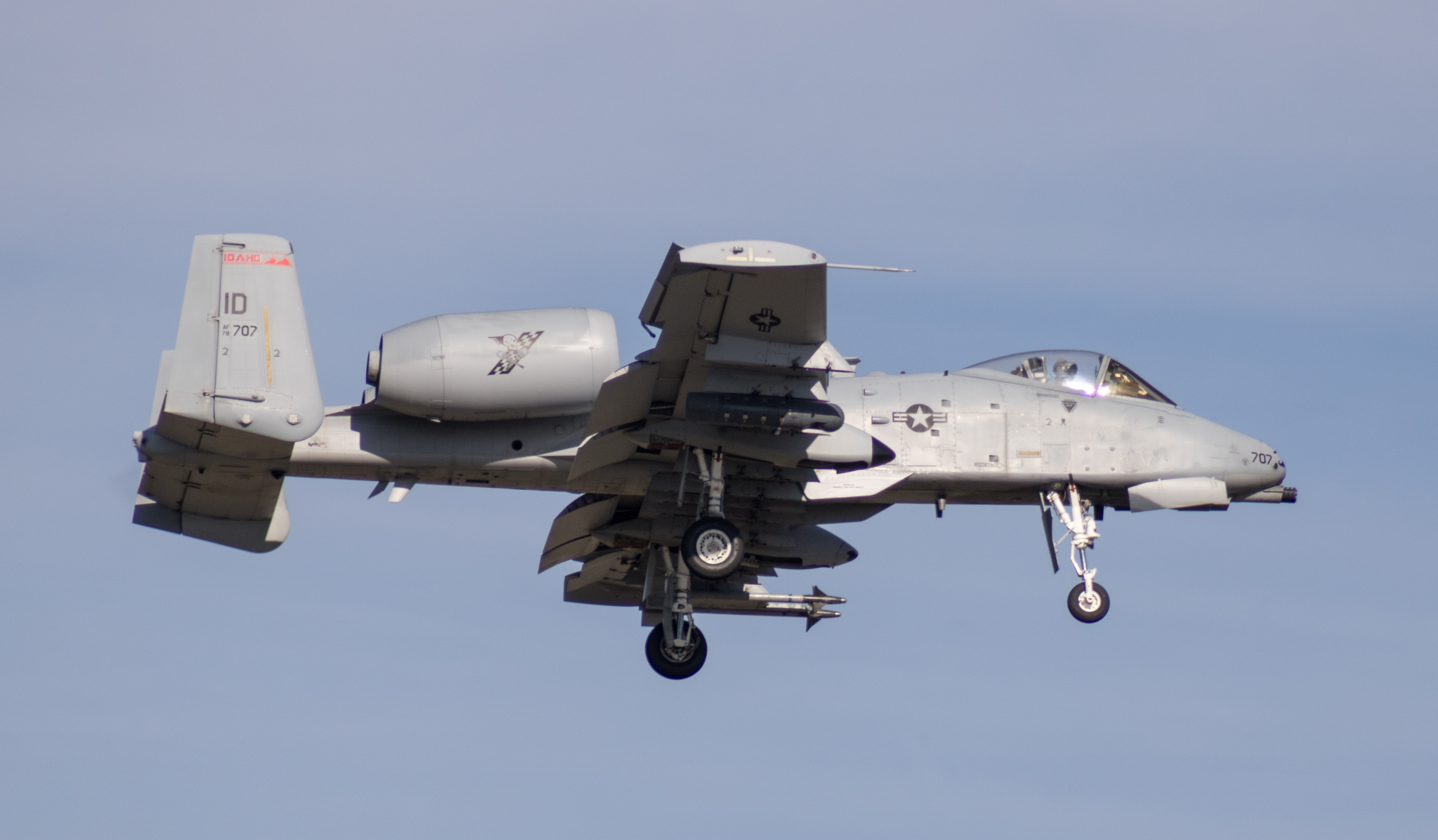 Full size: USAF - United States Air Force Fairchild A-10 Thunderbolt 78-0707 at Boise Air Terminal/Gowen Field