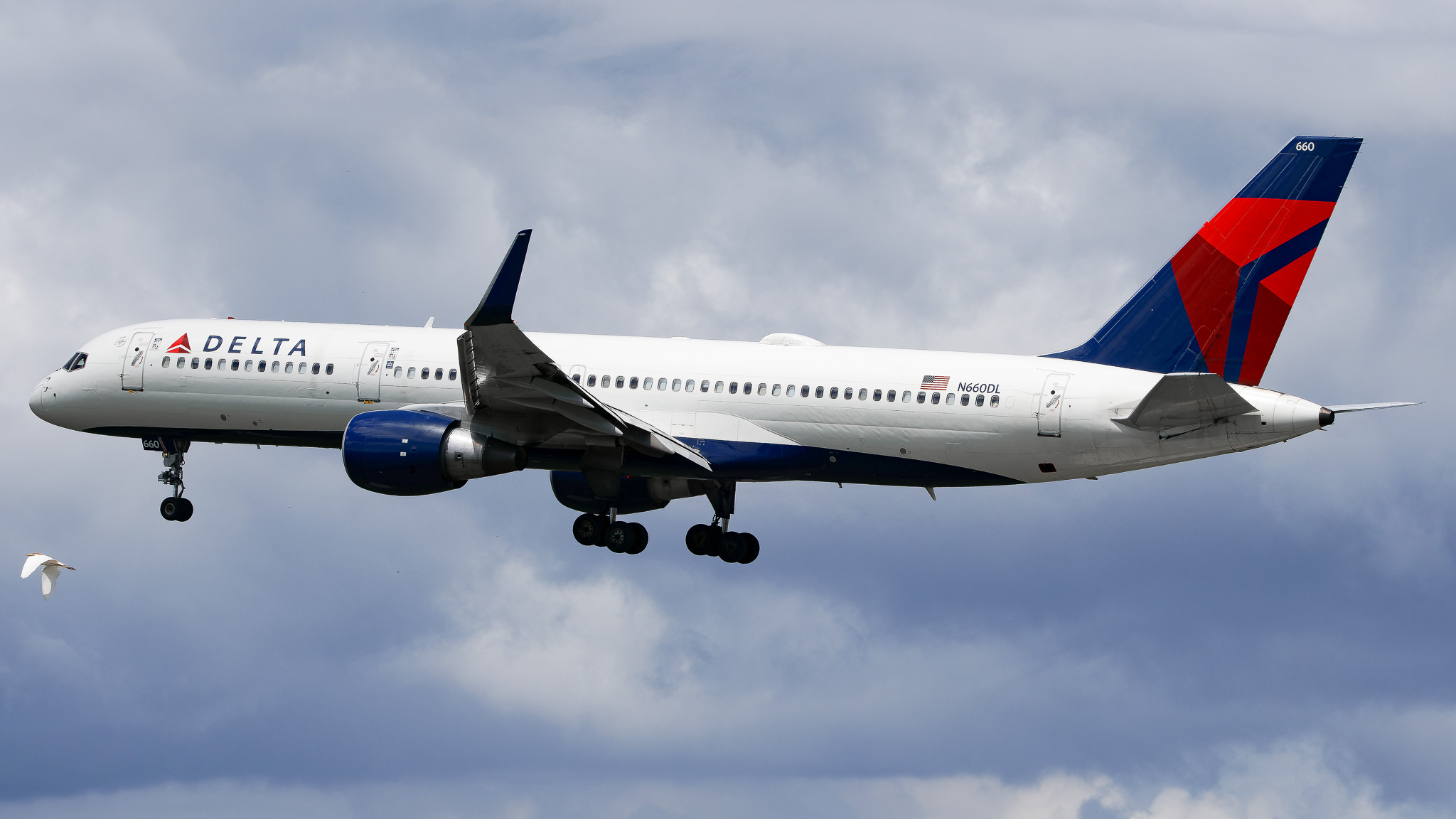 Full size: Delta Airlines Boeing 757-200 N660DL at Tampa International Airport