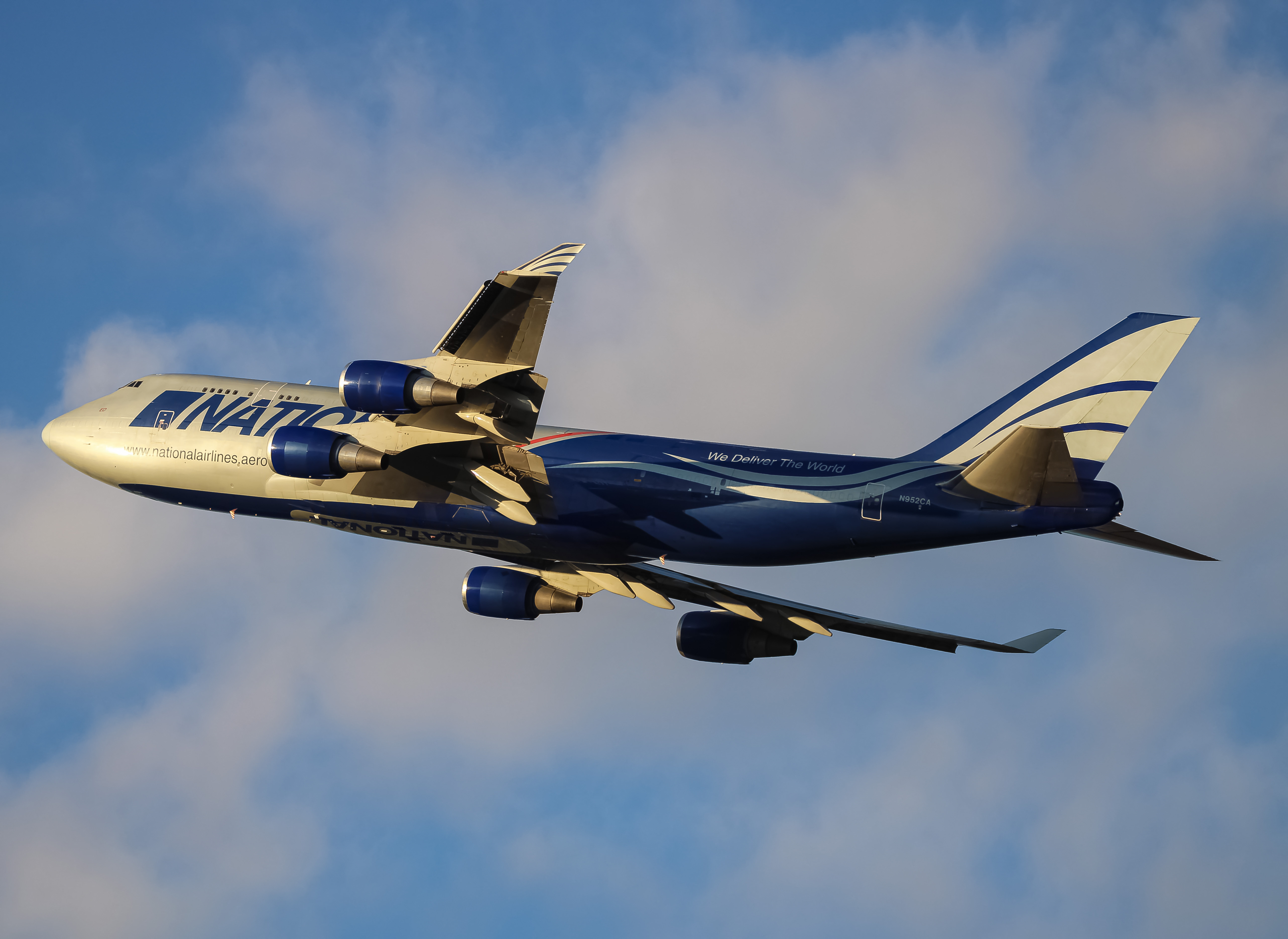 Full size: National Airlines Boeing 747-400F N952CA at Baltimore/Washington International Thurgood Marshall Airport