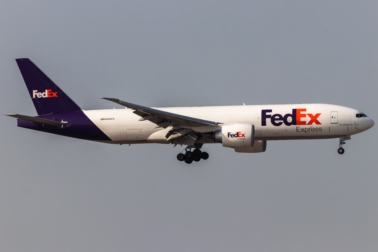 Full size: FedEx Boeing 777-F N888FD at Hong Kong International Airport