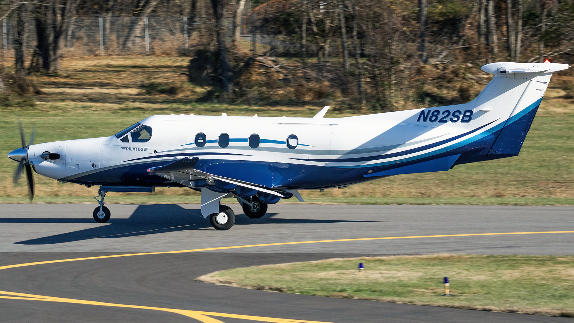 Full size: Tradewind Pilatus PC-12 N82SB at College Park Airport