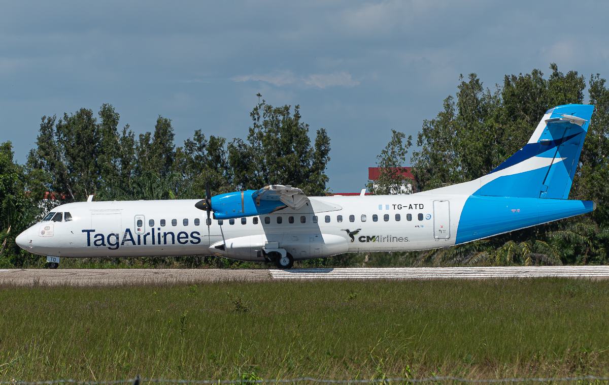 Full size: TAG Airlines ATR 72-500 TG-ATD at Belize City Philip S. W. Goldson International Airport